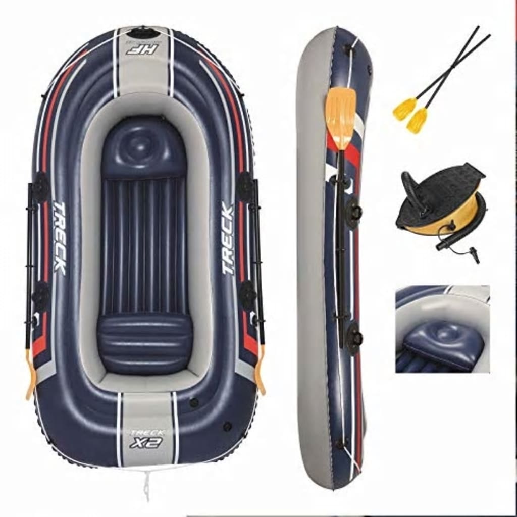 Bestway Barca Inflable Hydro-force Treck X2 Set 255x127 Cm 61068 - Barca Inflable  MKP
