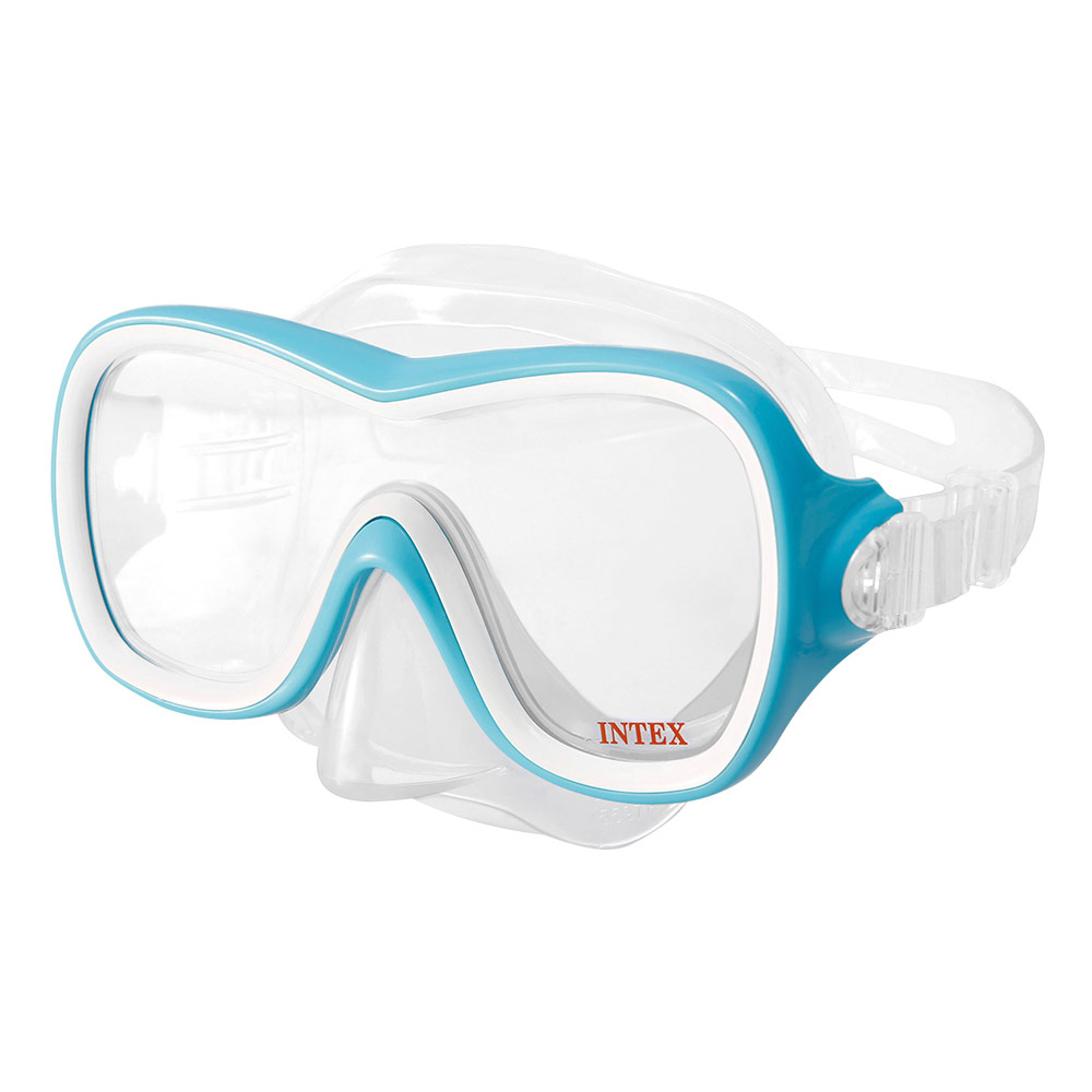 Máscara De Mergulho Intex Wave Rider 2 Modelos - azul - 