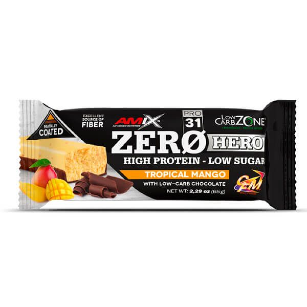 Zero Hero 31% Protein Bar 65 Gr 1 Ud Mango  MKP