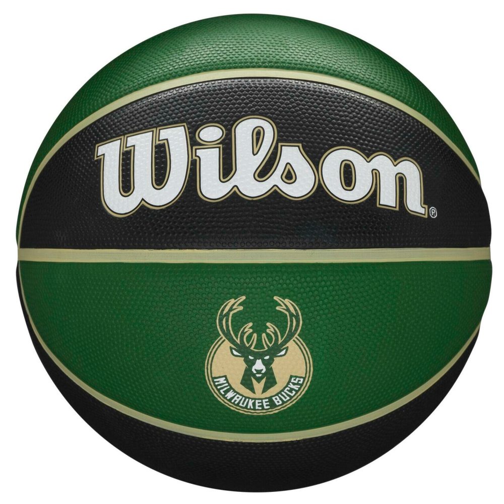 Balón De Baloncesto Wilson Nba Team Tribute - Milwaukee Bucks - verde - 