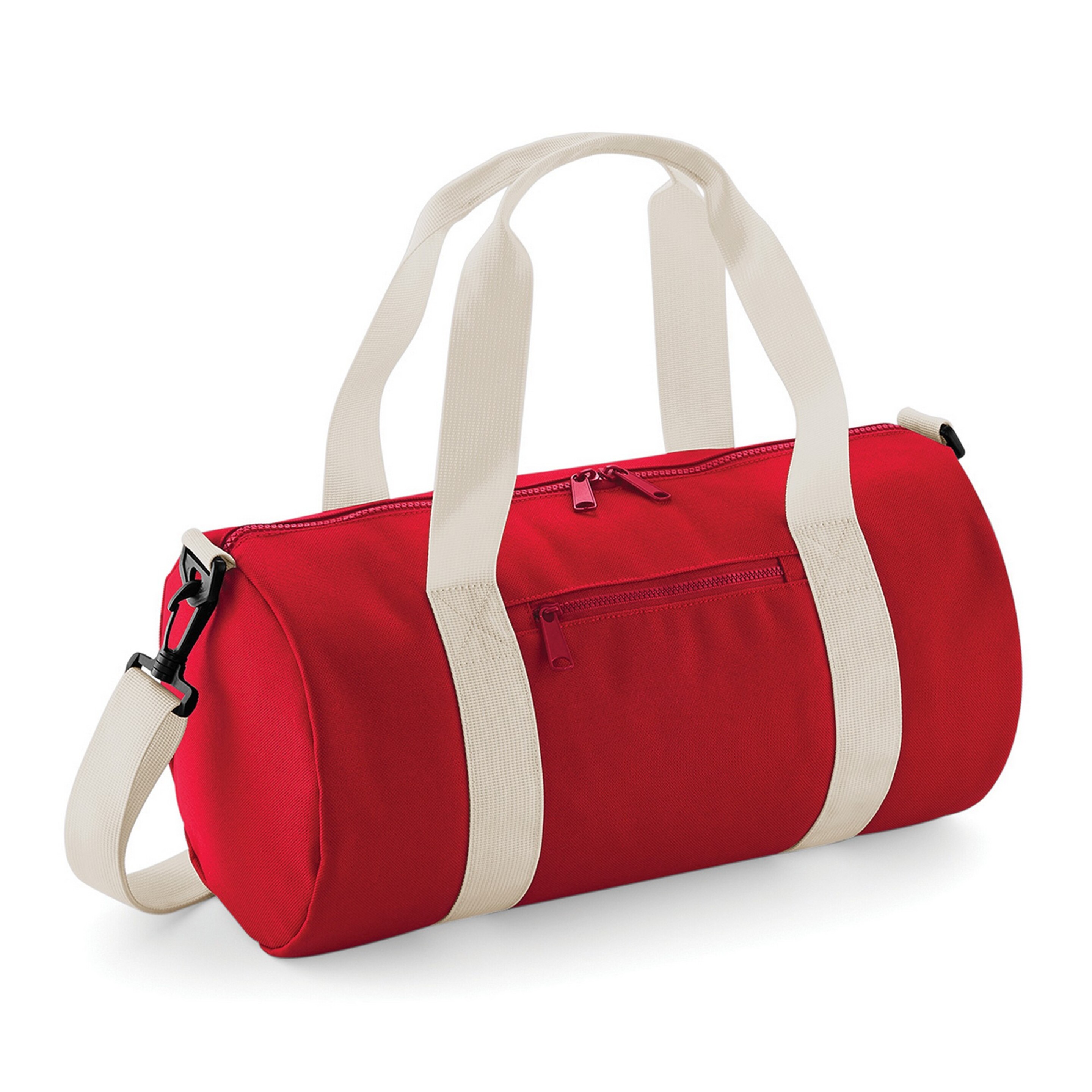 Pack 2 Bolsas De Deporte Circular Bagbase - blanco-rojo - 