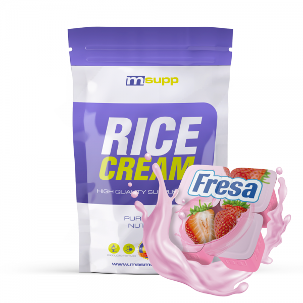 Rice Cream (crema De Arroz Precocida) - 1kg De Mm Supplements Sabor Fresa -  - 