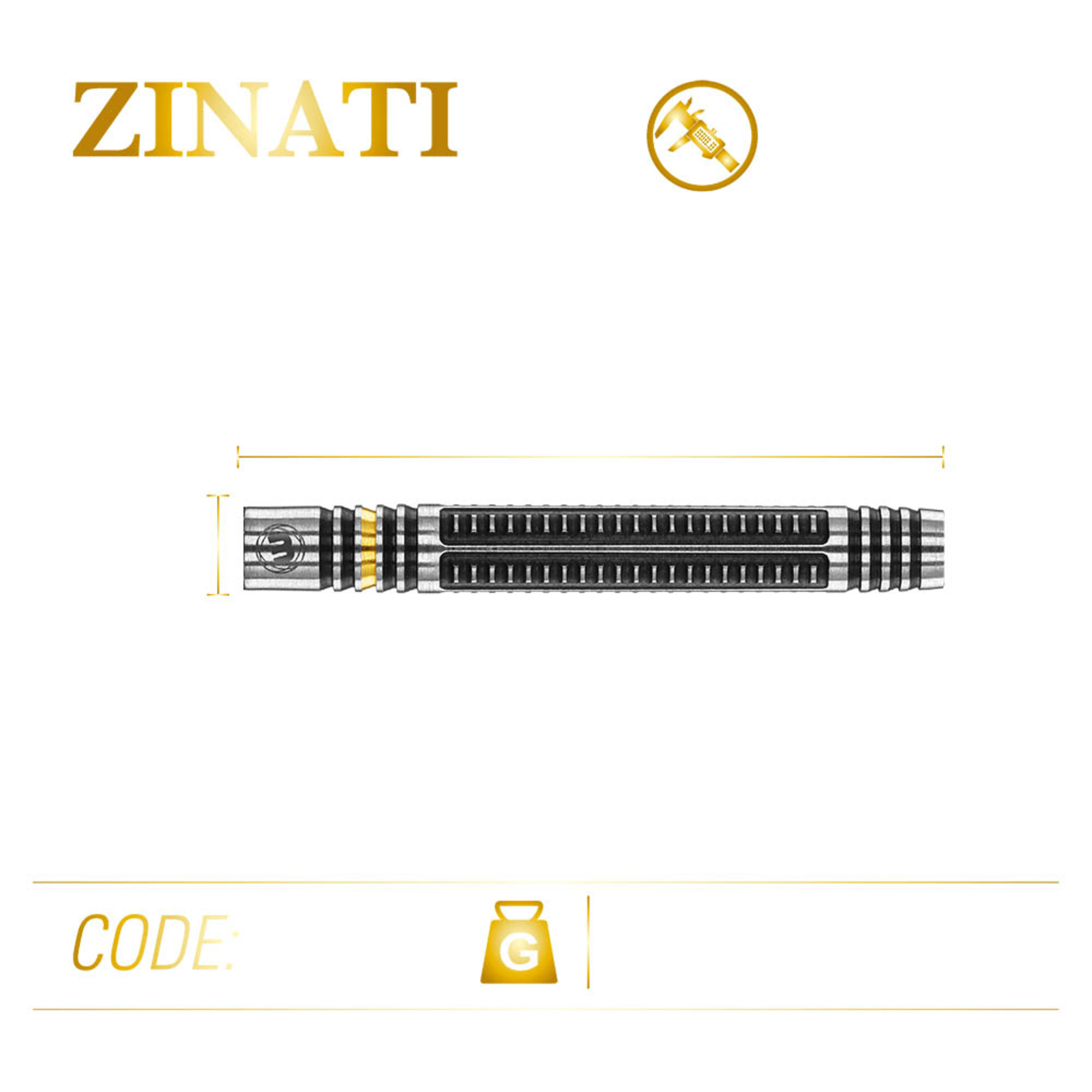 Dardos Winmau Darts Zinati 20g 90%  2437.20