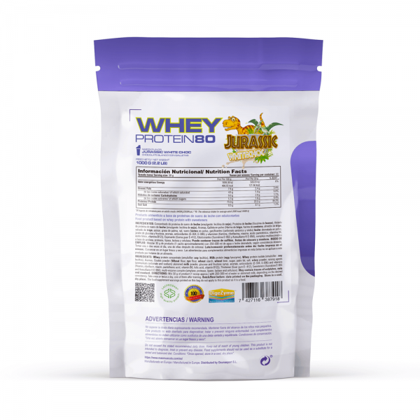 Whey Protein80 - 1kg De Mm Supplements Sabor Jurassic White Choc
