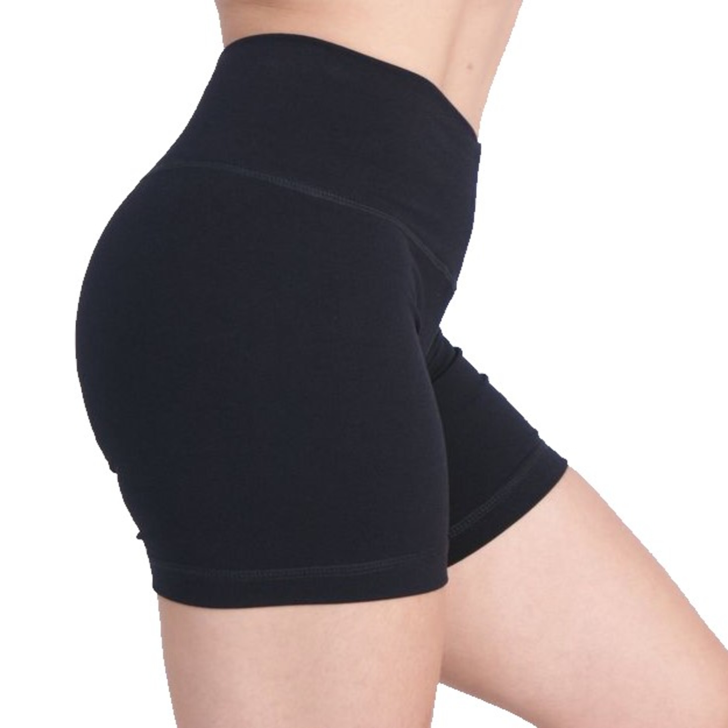 Short Deportivo Mujer Suplex Negro Clásico - negro - Pantalones Cortos Fitness  MKP