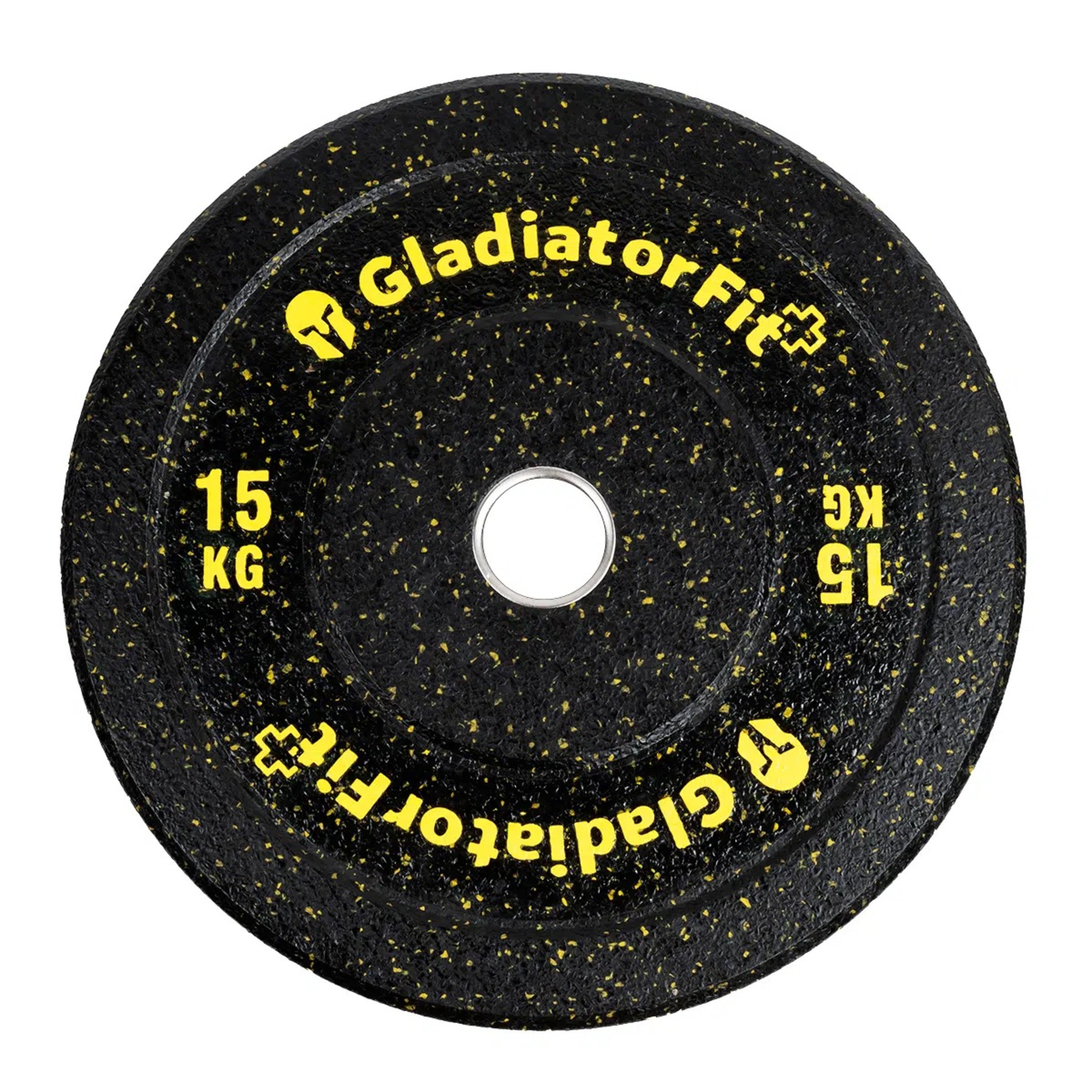 Disco Olímpico "hi-temp" Goma Ø 51mm Gladiatorfit - amarillo - 