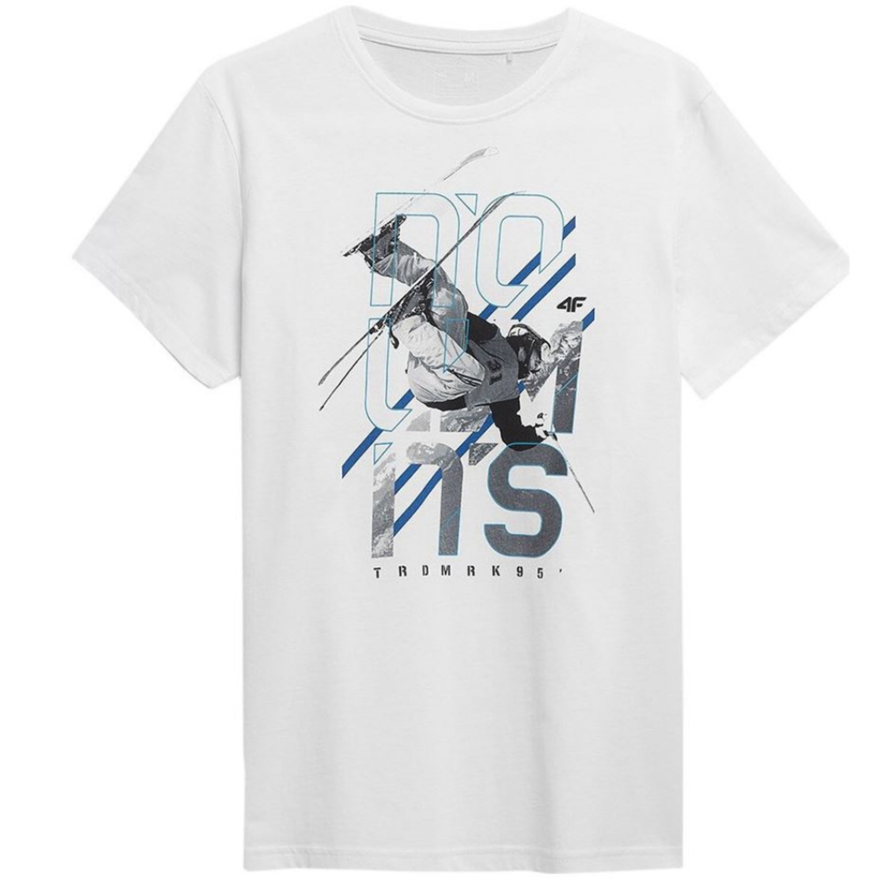 4f Camiseta Con Estampado Tsm018-10s - blanco - 