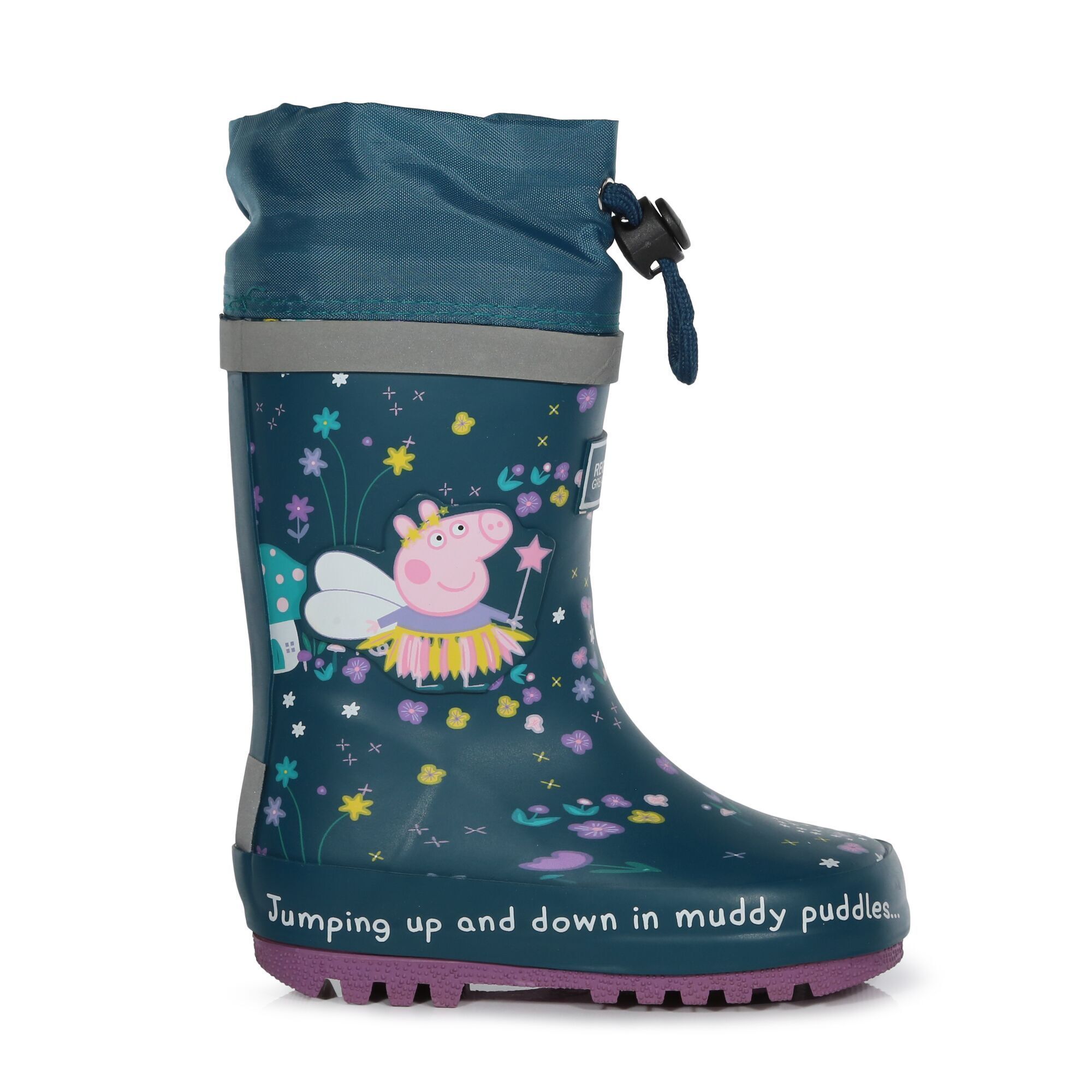 Fantasia Infantil/ Infantil Peppa Pig Splash Wellington Boots Regatta Fantasy