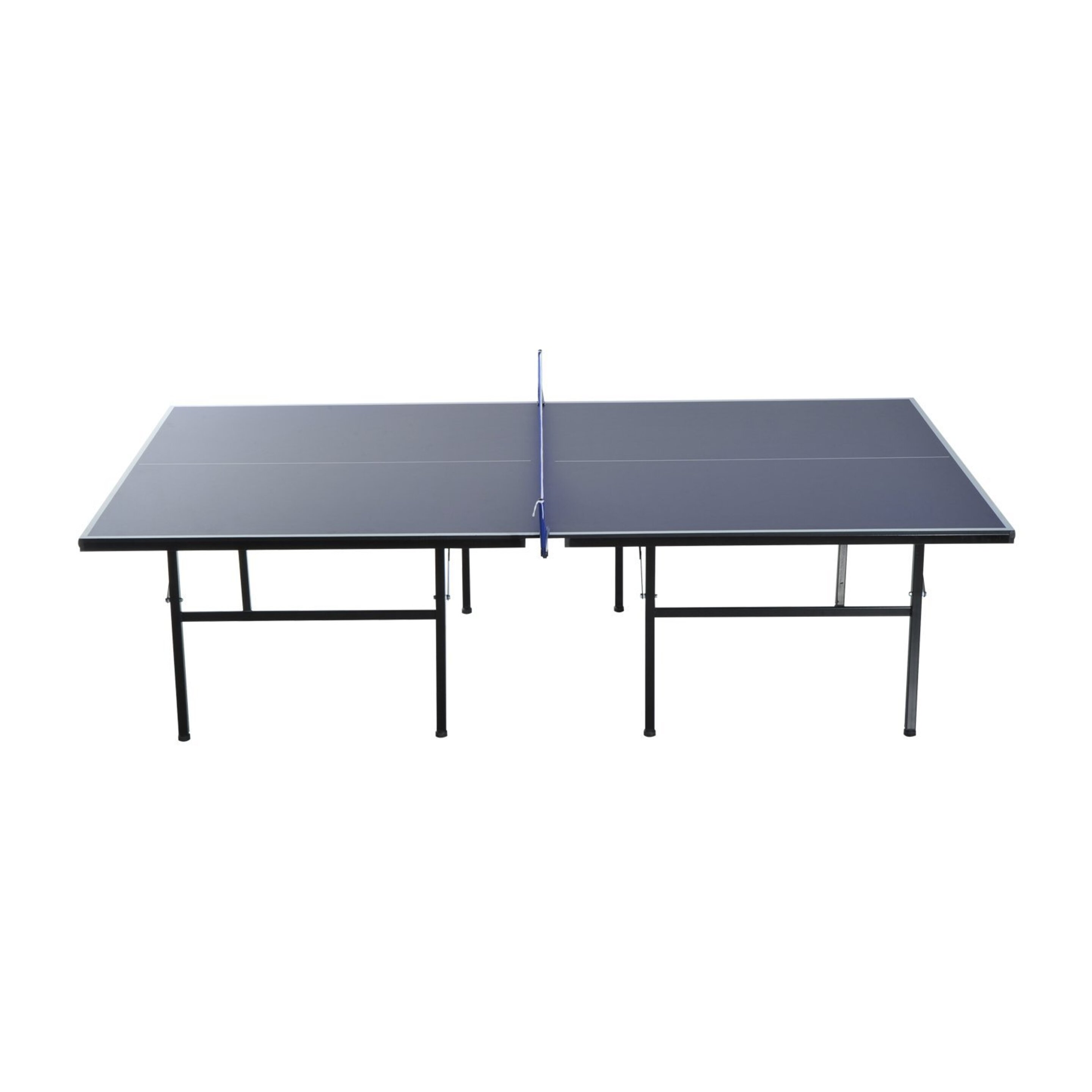 Homcom Mesa De Ping Pong Plegable Con Red - Color Azul ? Acero Y Mdf ? 152.5 X 274 X 76cm