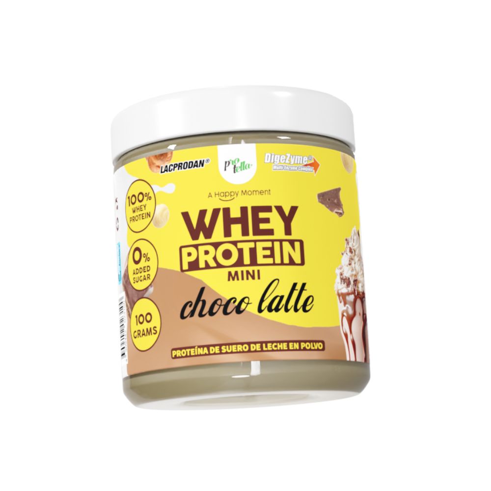 Proteina Sabor Chocolate - Protella® Mini Whey Protein Choco Latte 100g  MKP
