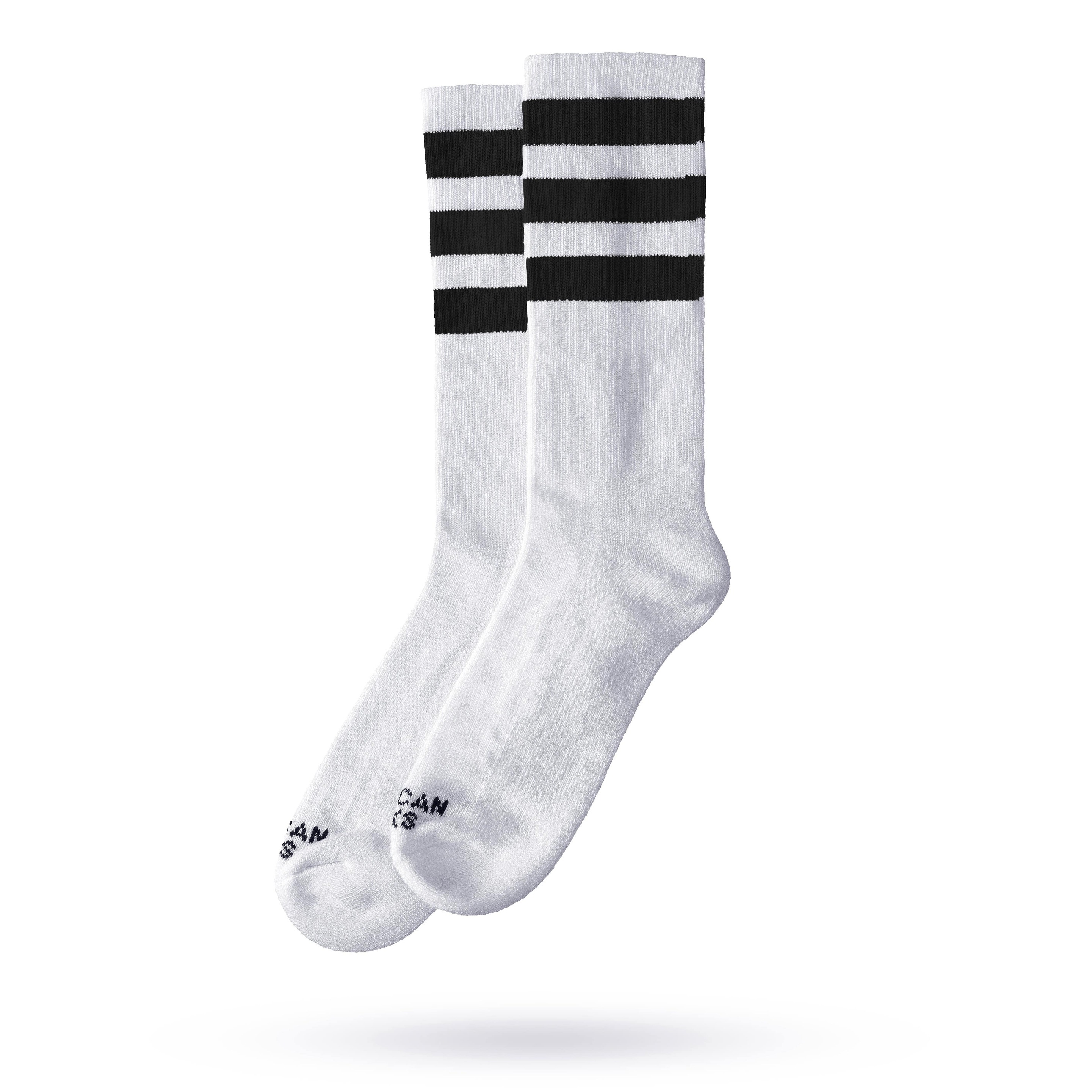 Meias American Socks - Old School Ii - Mid High - blanco - 