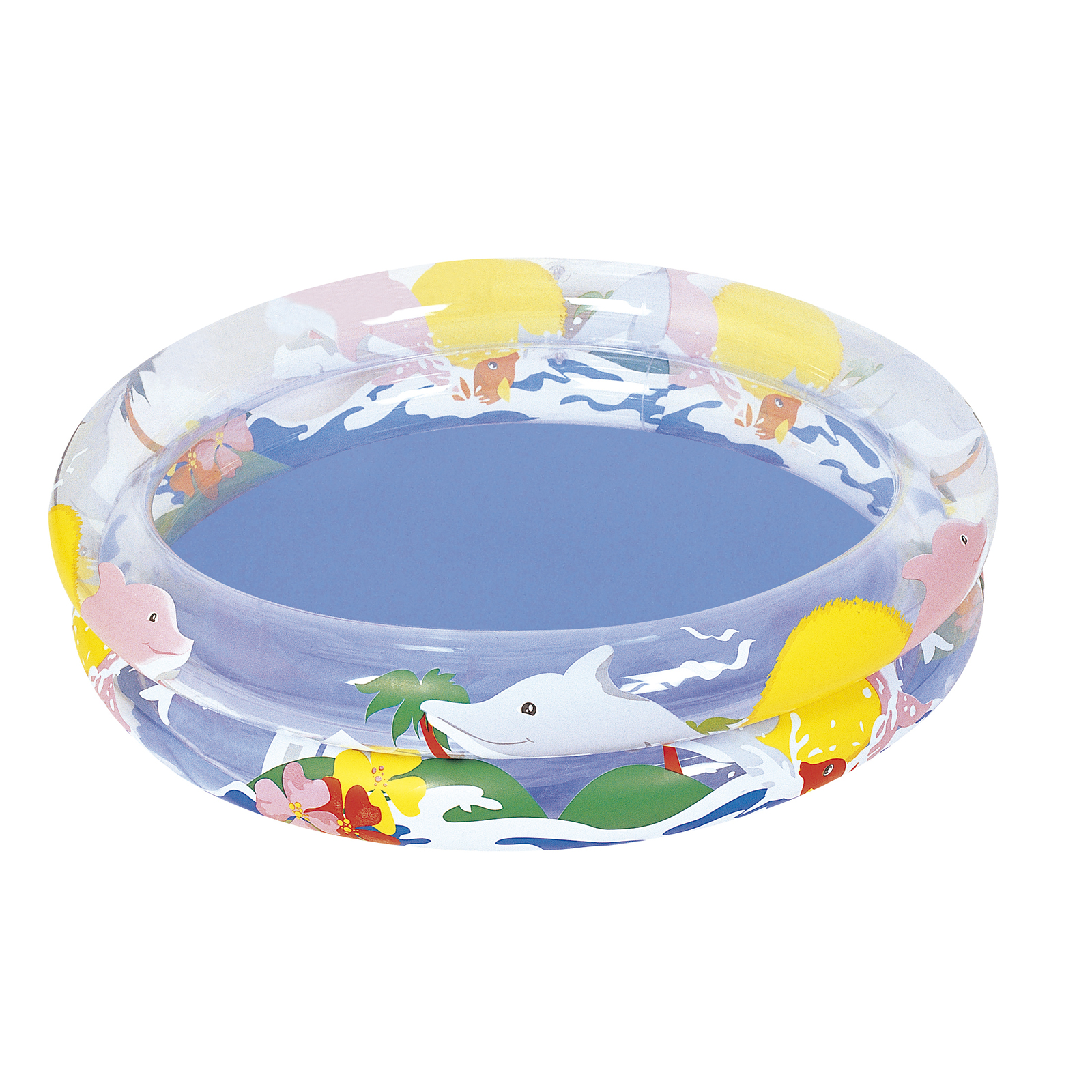 Piscina Hinchable Autoportante Infantil Bestway Sea Life 91x91 Cm Diseño Mundo Animal Marino Rápida - multicolor - 
