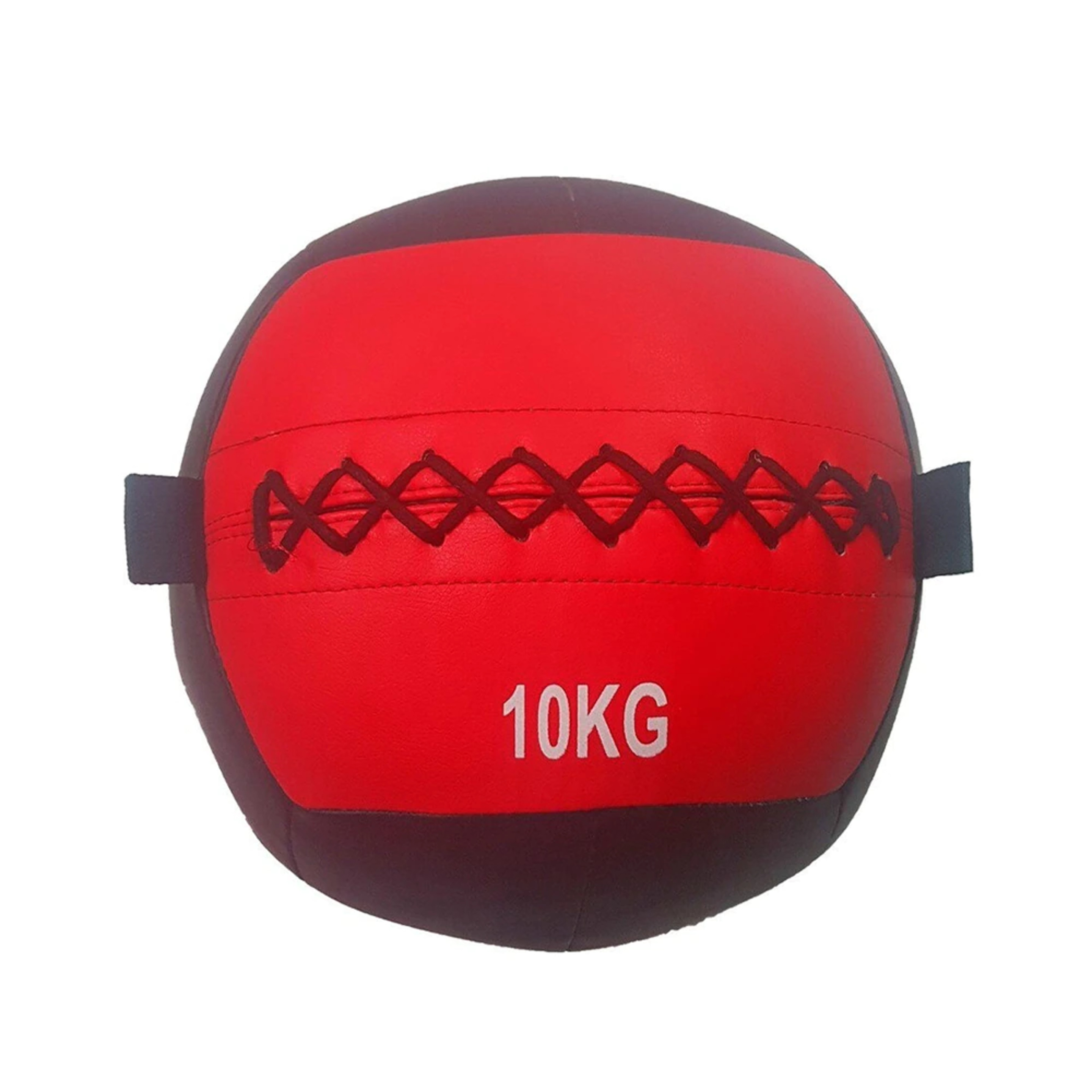 Balón Medicinal  Fitness De Pared 10 Kg - rojo-negro - 