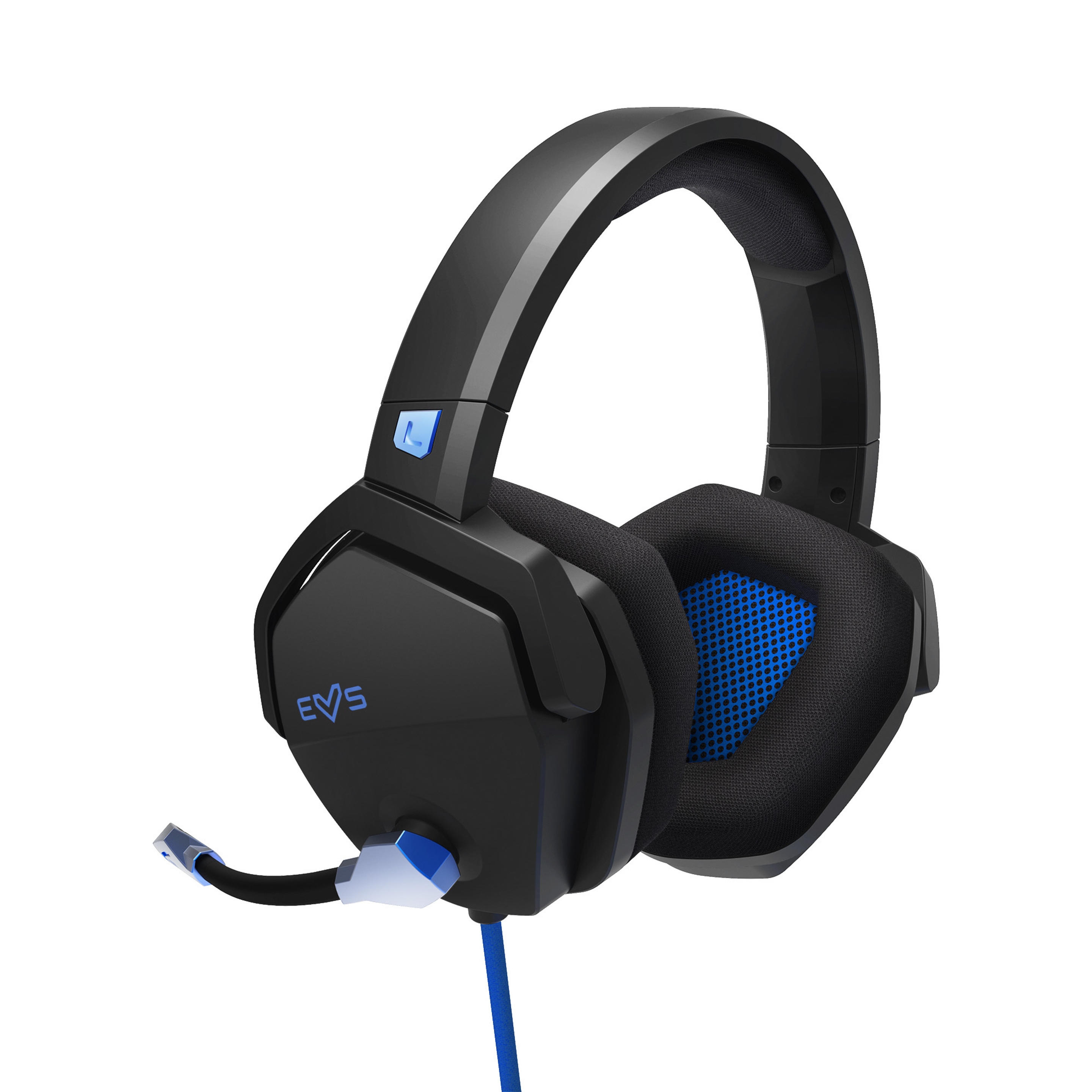 Auscultadores  Gaming Headset Esg 3 Blue Thunder (Deep Bass, Cloth Ear Pads, Crystal Clear Sound)