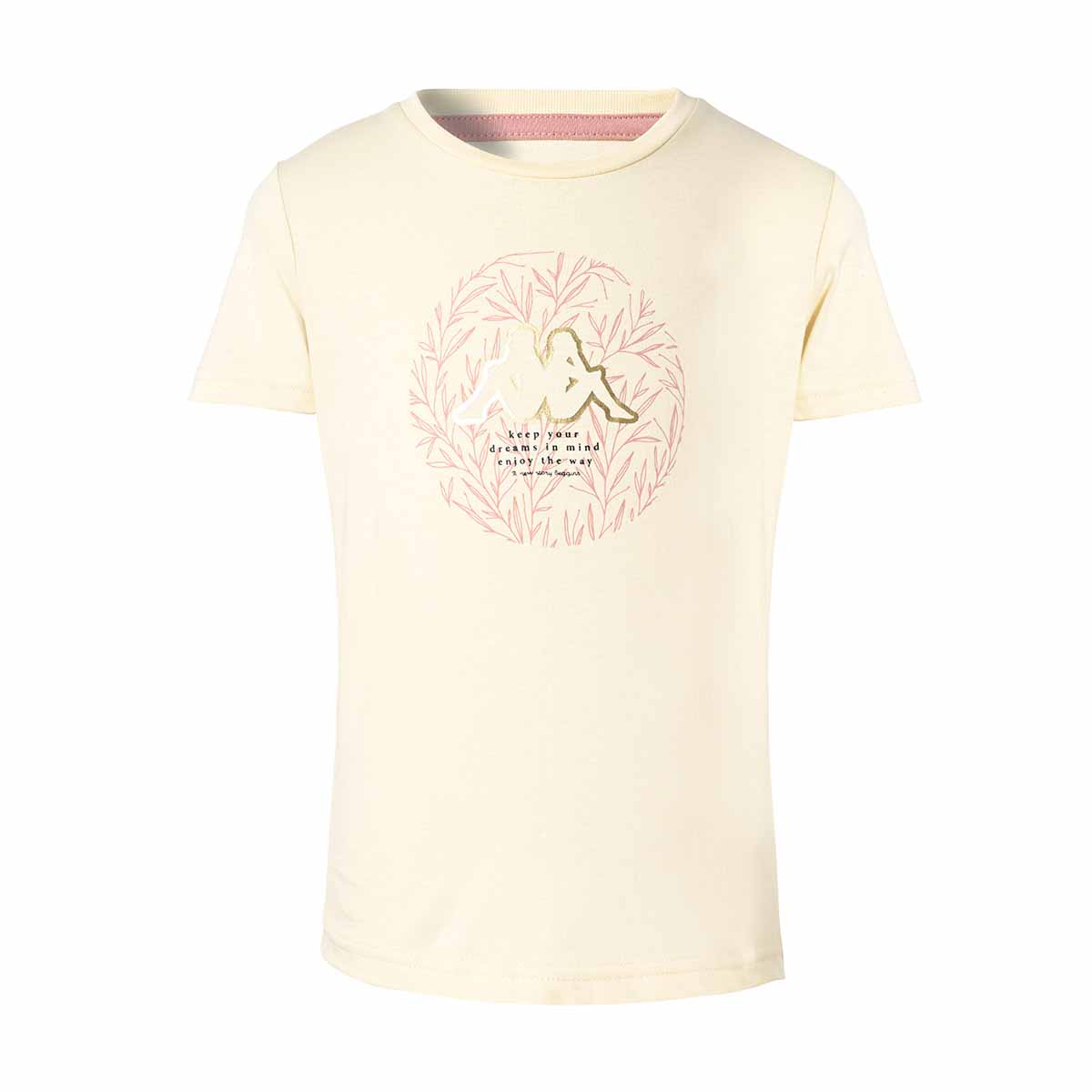 Camiseta Kappa Bts Bessya - beige - 