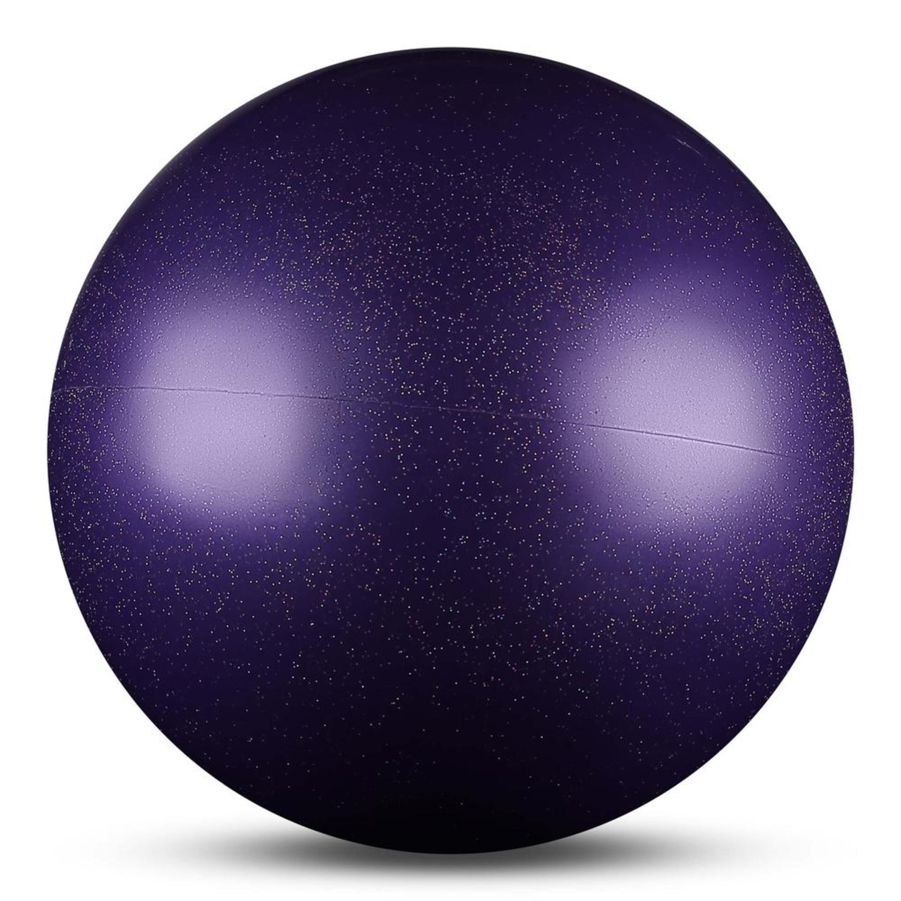 Pelota Silicona Metalizada + Glitter Indigo - violeta - 