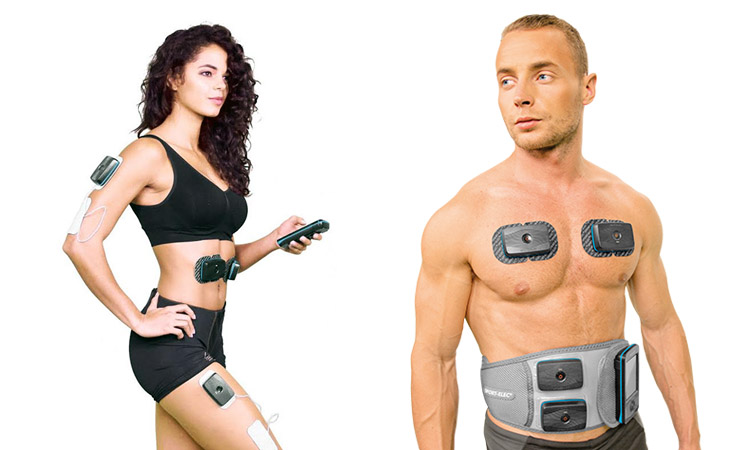 Electroestimulador Muscular Free Action Sport-elec Inalambrico+cinturón Abdo  MKP