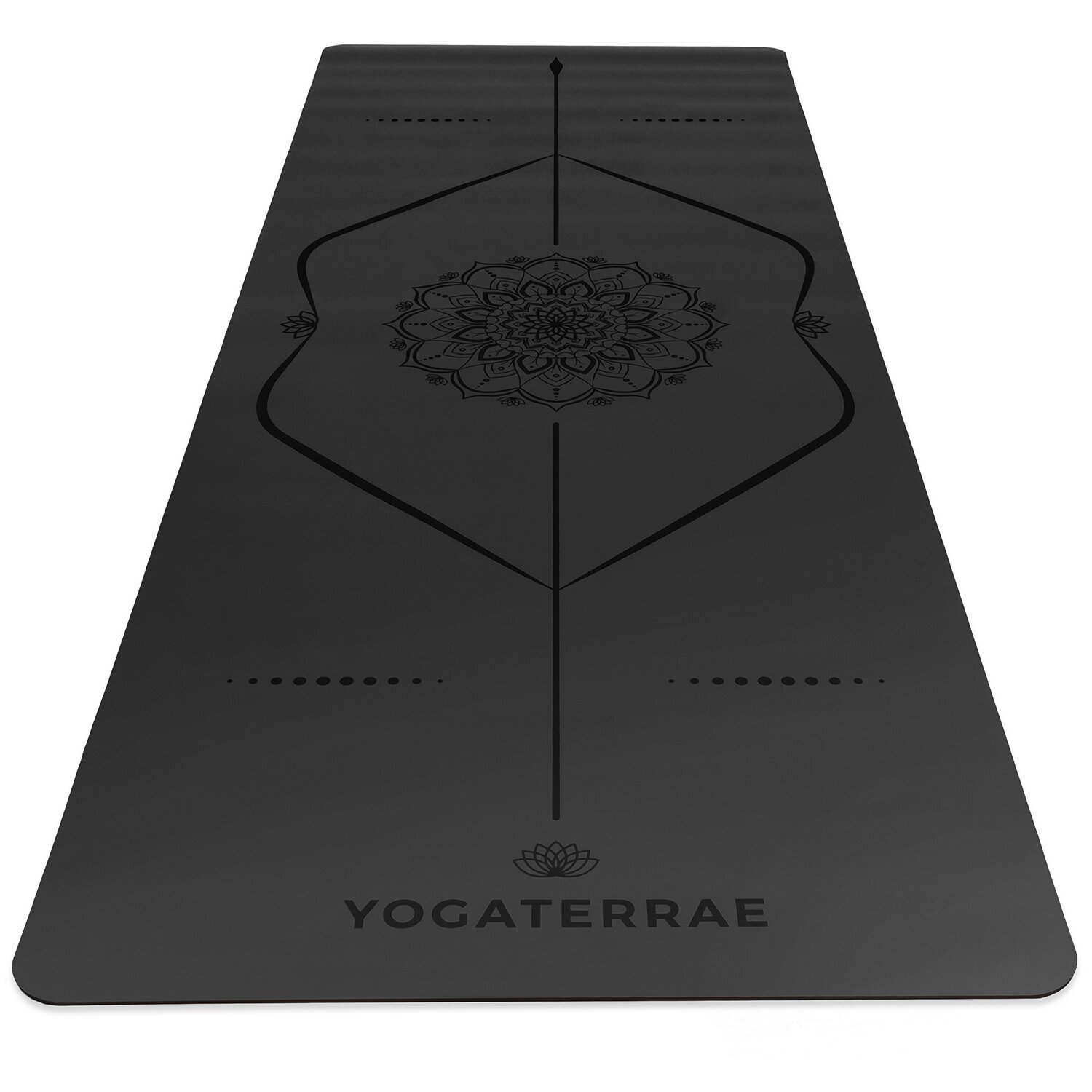 Esterilla De Yoga Yogaterrae Pu-goma - negro - 