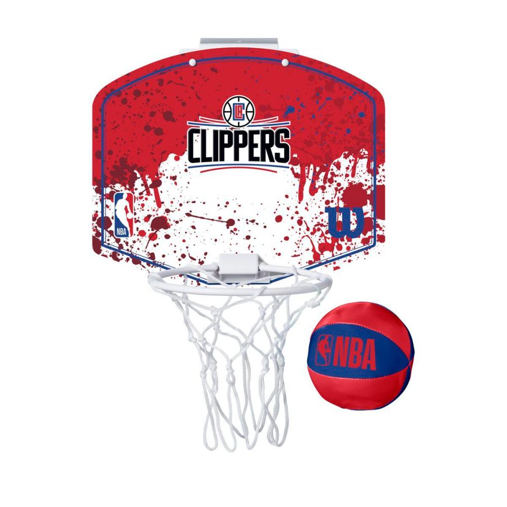 Mini Canasta De Baloncesto Wilson Nba Los Angeles Clippers - rojo - 