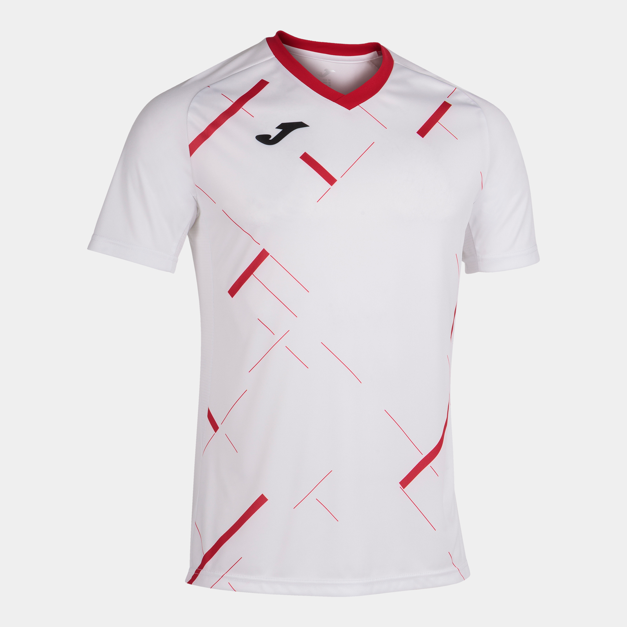 Camiseta Manga Corta Joma Tiger Iii Blanco Rojo