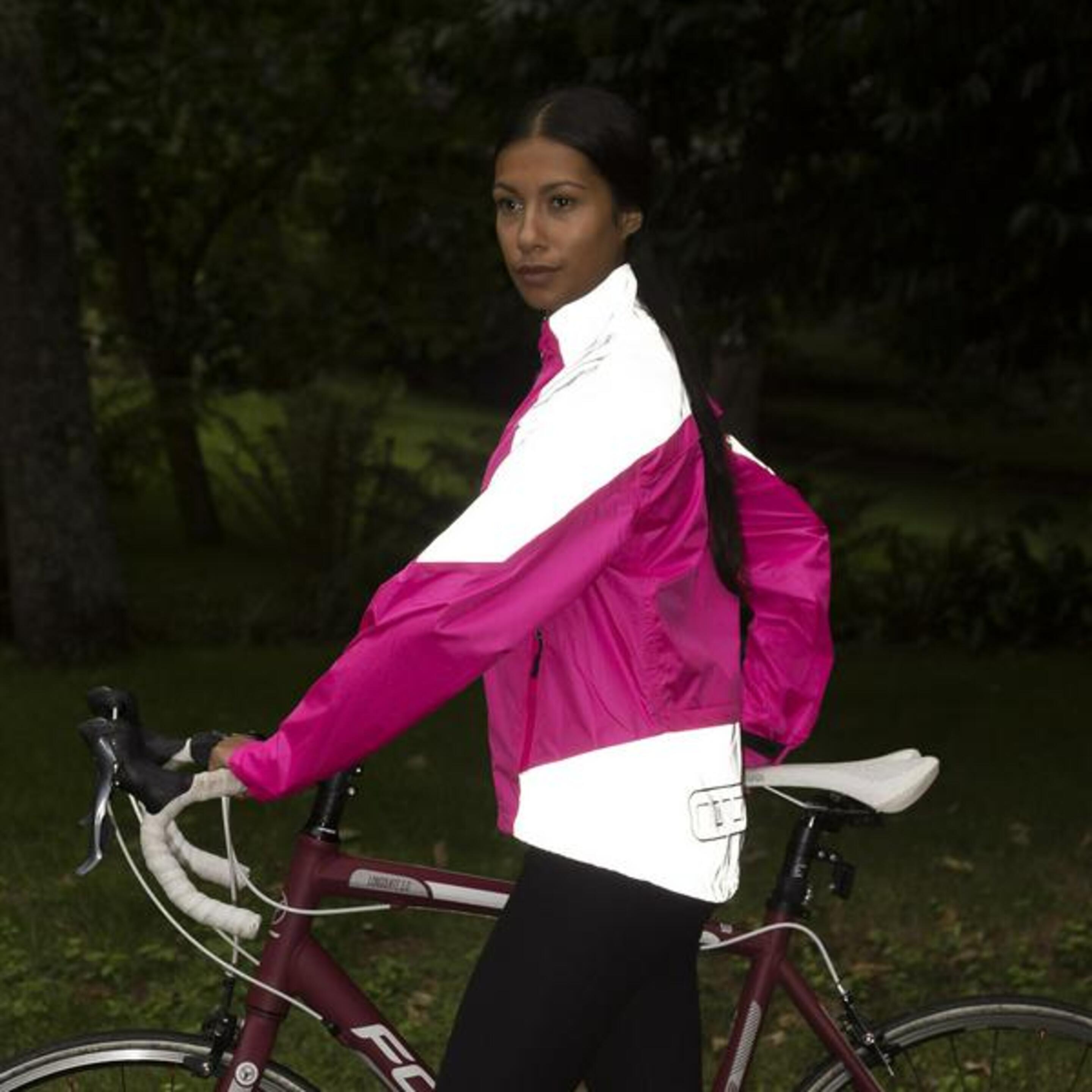 Jaqueta De Ciclismo Refletiva Proviz Nightrider - Rosa | Sport Zone MKP