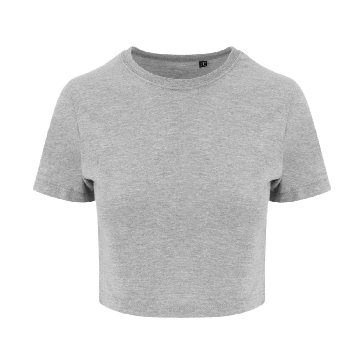Just Ts  Camiseta Estilo Cropped Awdis - gris - 