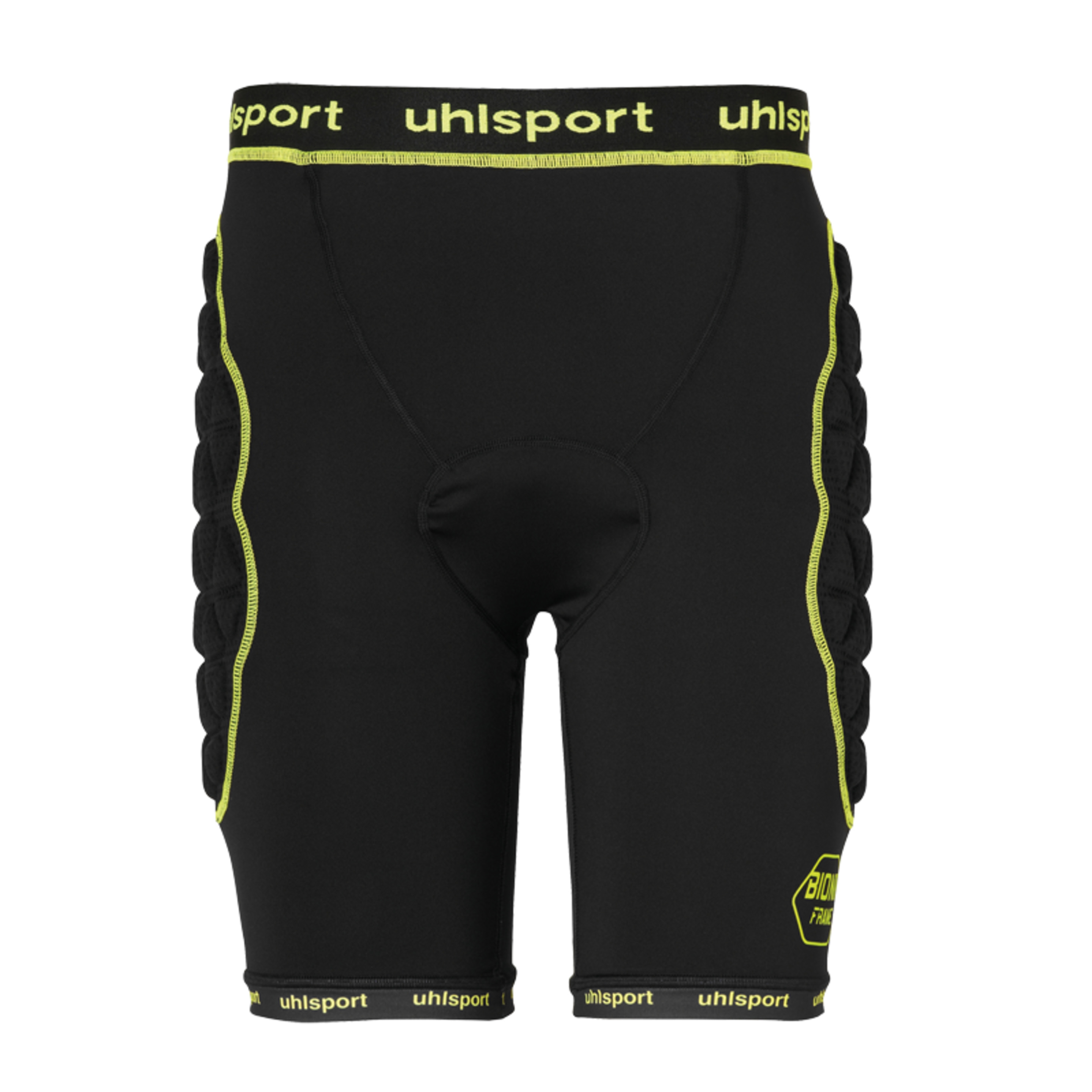 Bionikframe Padded Short Negro/amarillo Fluor Uhlsport