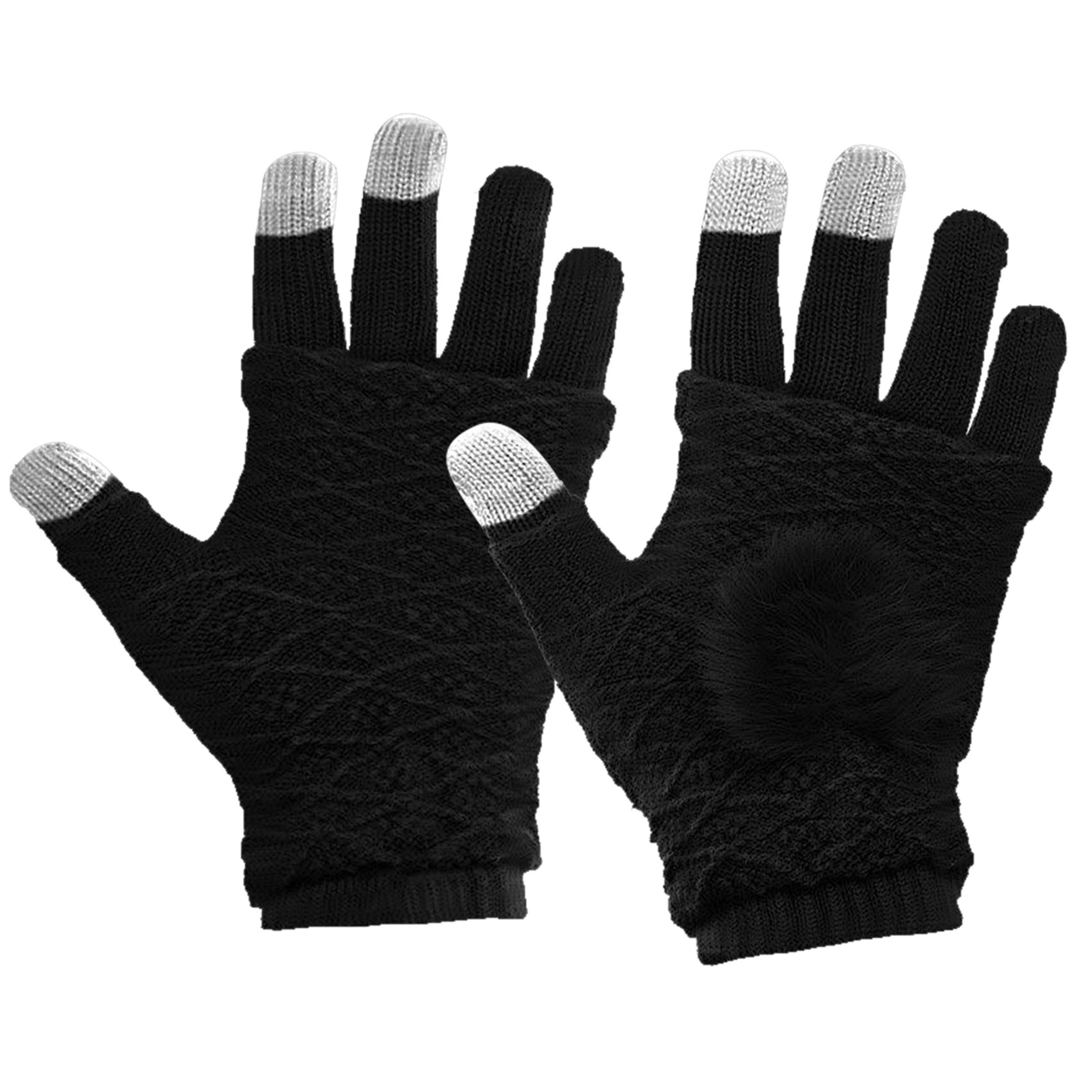 Guantes De Invierno Táctiles Smartphone + Manoplas