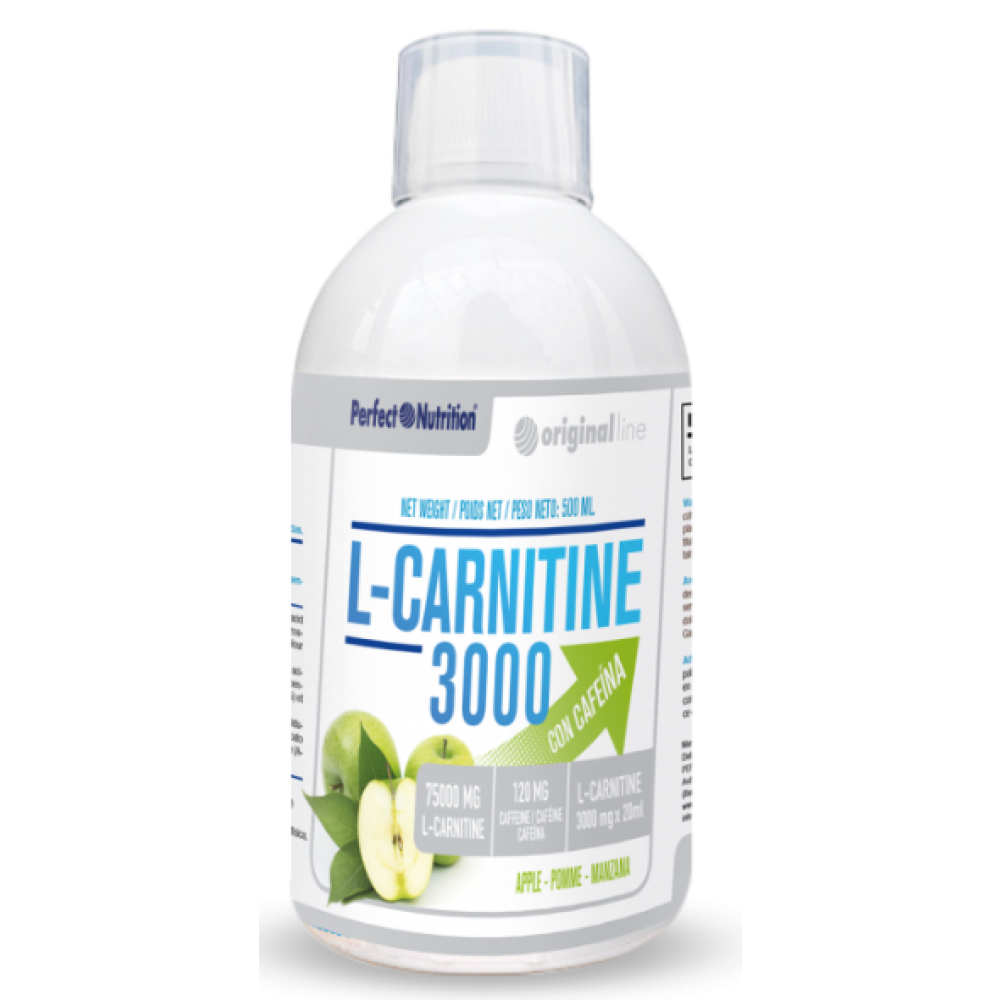 L-carnitine 3000 500 Gr Con Cafeína Manzana -  - 