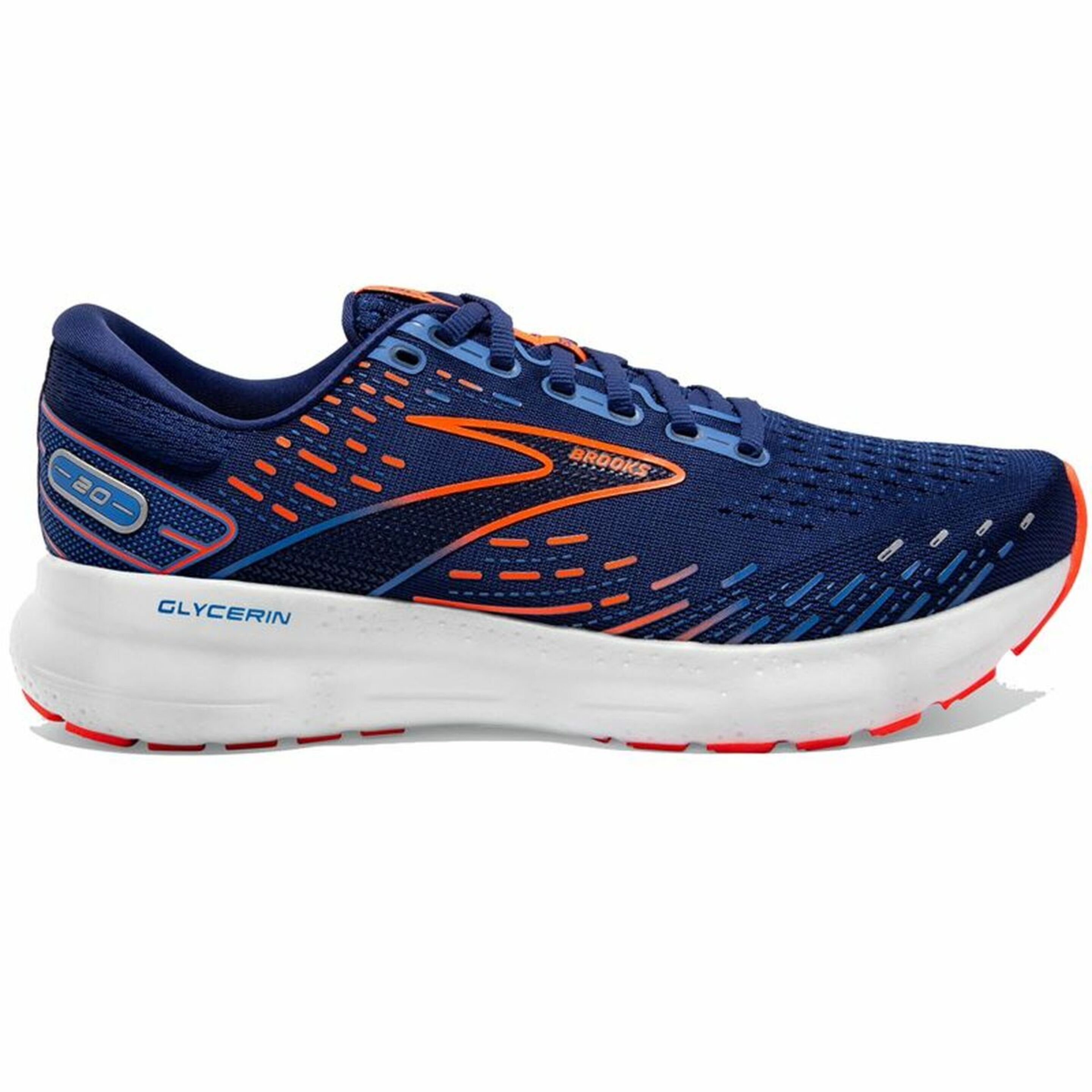 Sapatilhas De Running Para Adultos Brooks Glycerin 20 Azul Escuro Homem - Azul - Sapatilhas de Running para Adultos | Sport Zone MKP