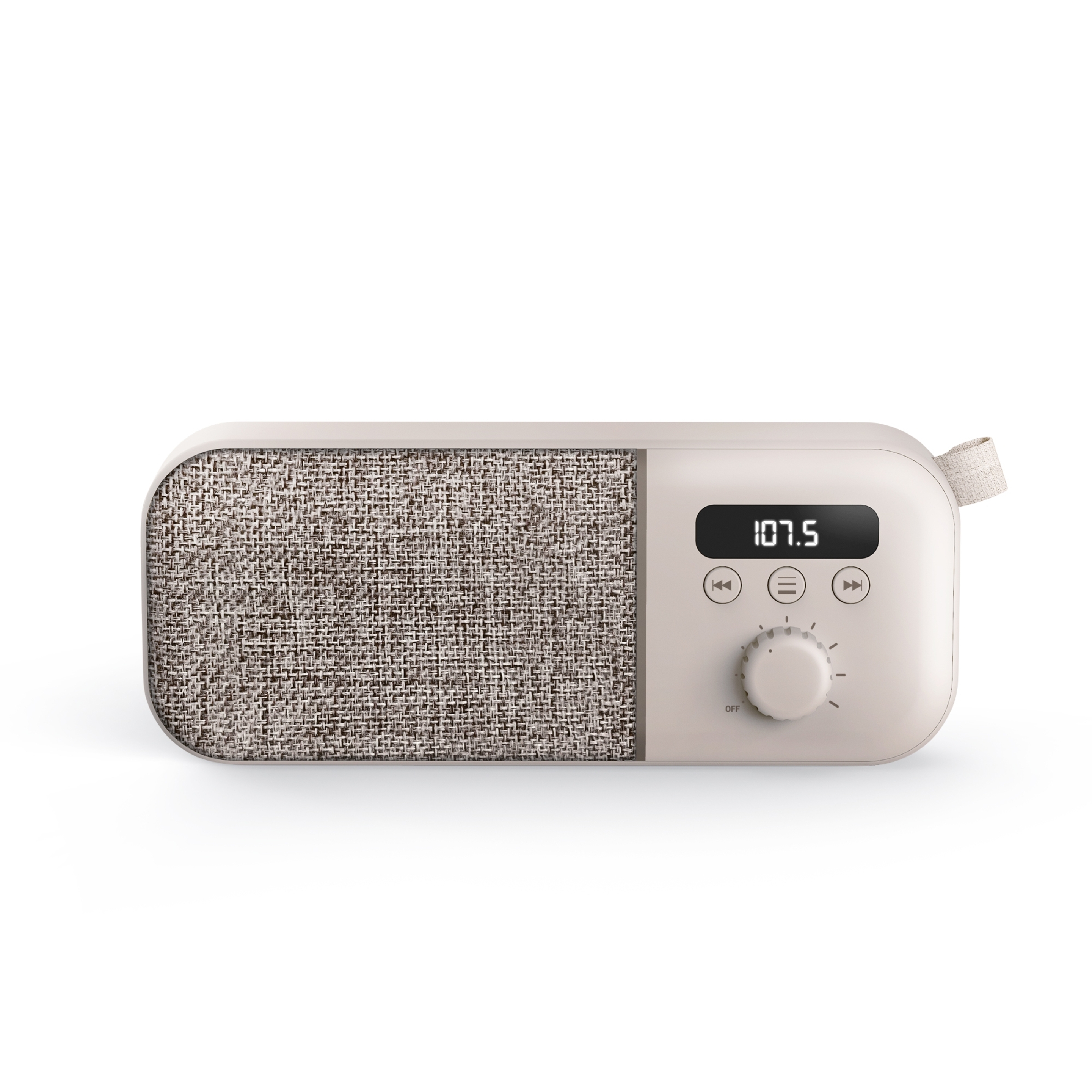 Altavoz Portátil Energy Sistem Fabric Box Radio Cream