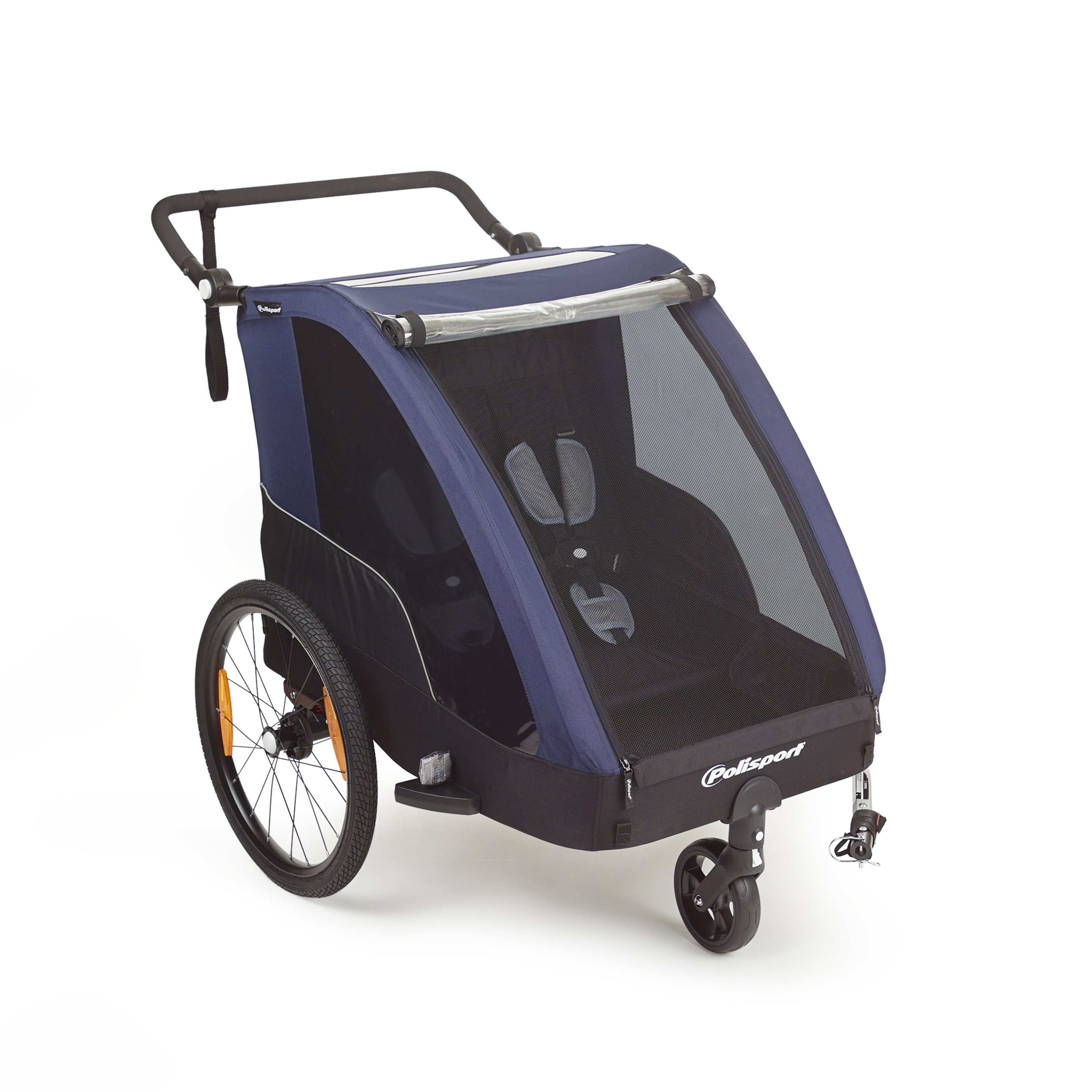 Remolque Infantil Completo Polisport (trailer + Stroller) - Azul  MKP