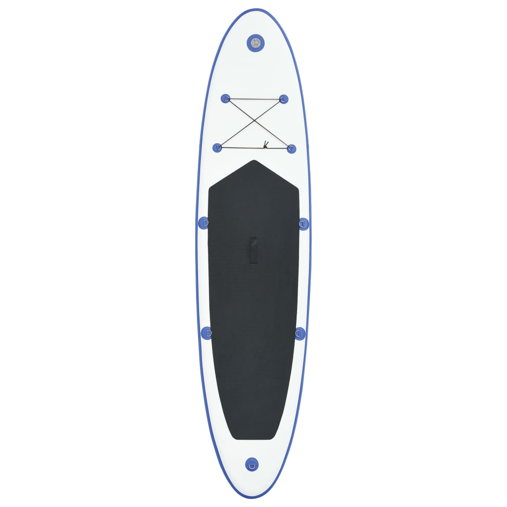 Vidaxl Set De Tabla Inflable De Paddle Surf Sup Azul Y Blanco 360 - Juego De Paddle Surf  MKP