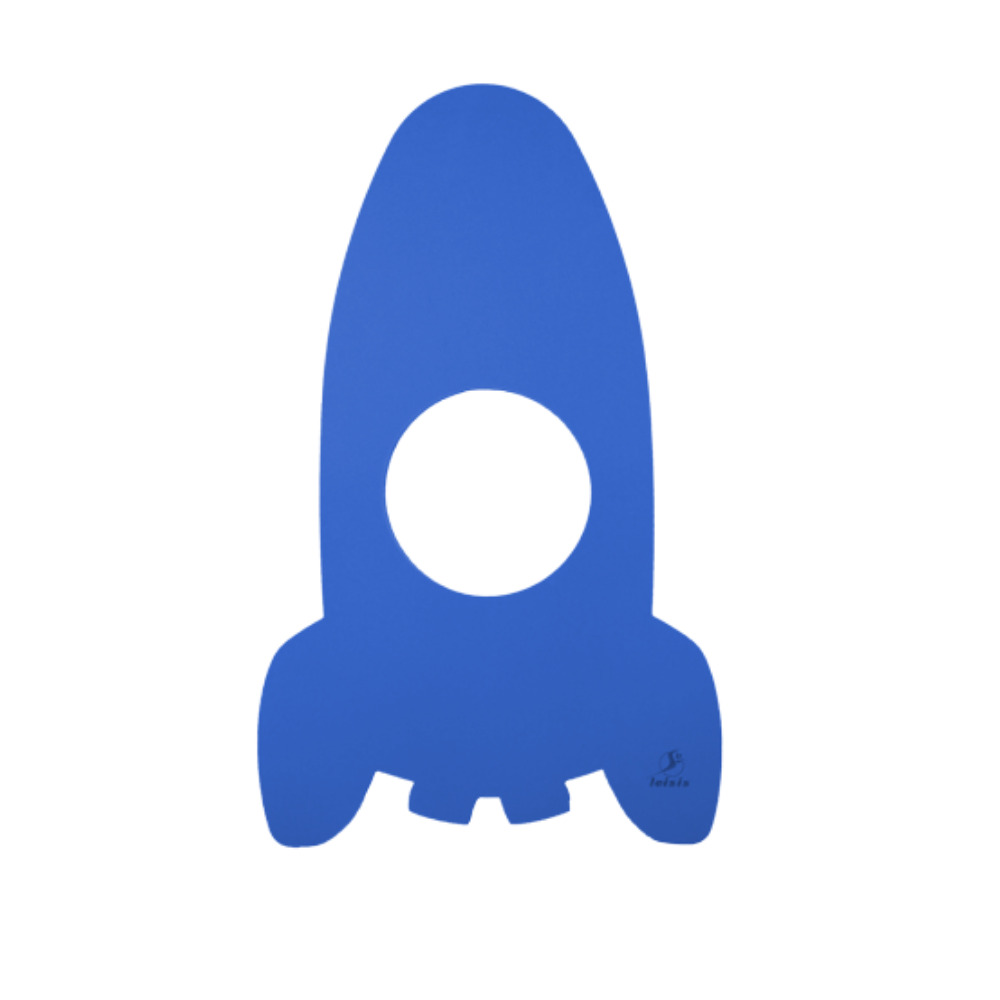 Tapiz Flotante Leisis Con Forma De Cohete - azul - 