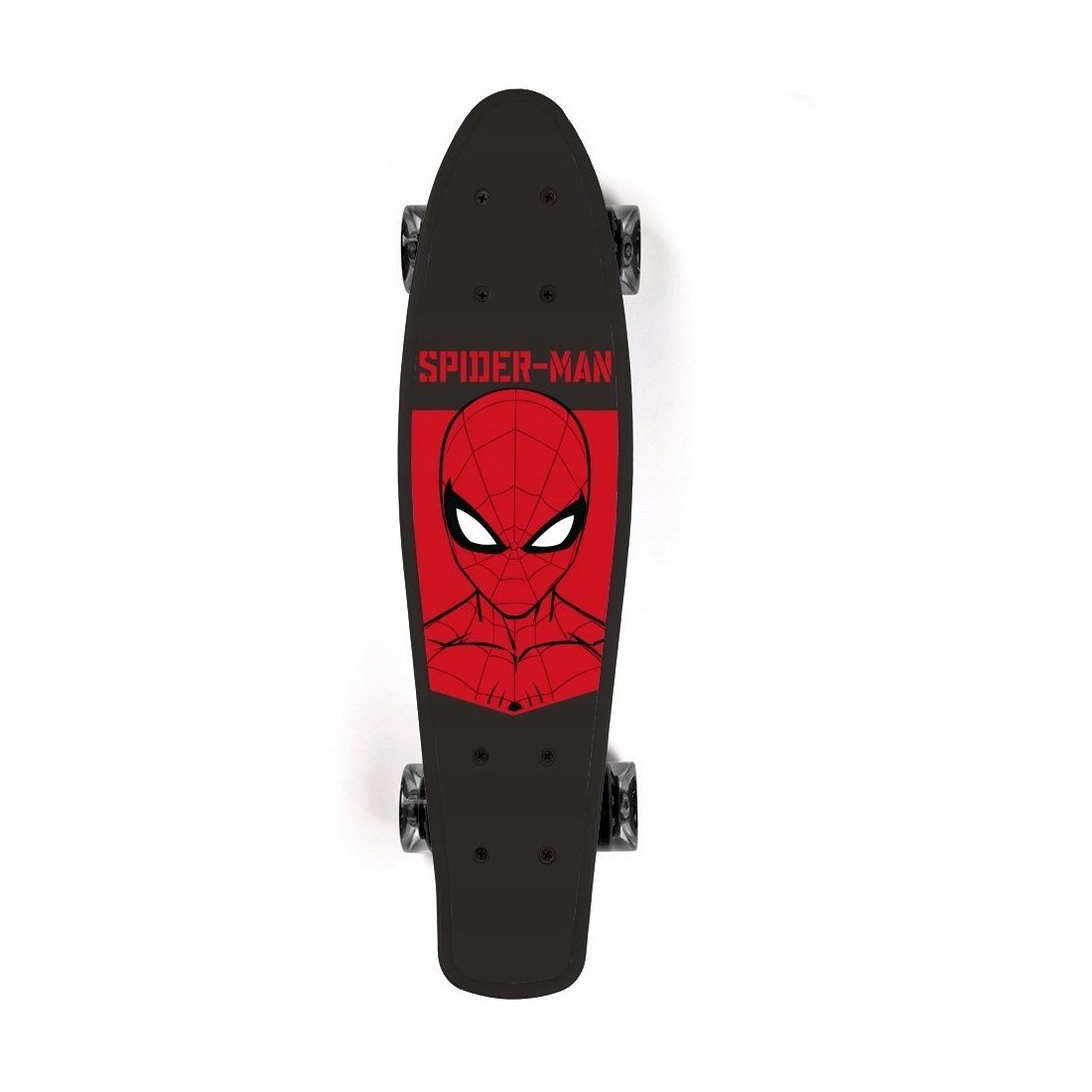 Skateboard Mini Cruiser 22 Pulgadas Spider Man - negro - 
