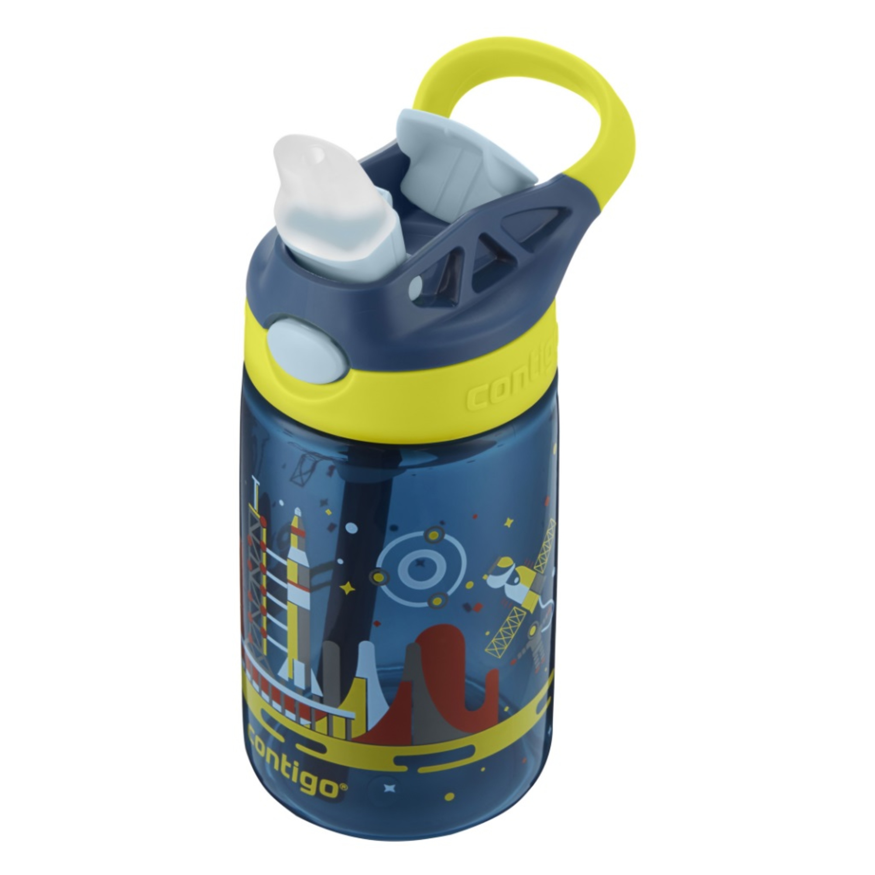 Botella Para Niños Gizmo Flip Nautical With Space - Azul - Contigo  MKP