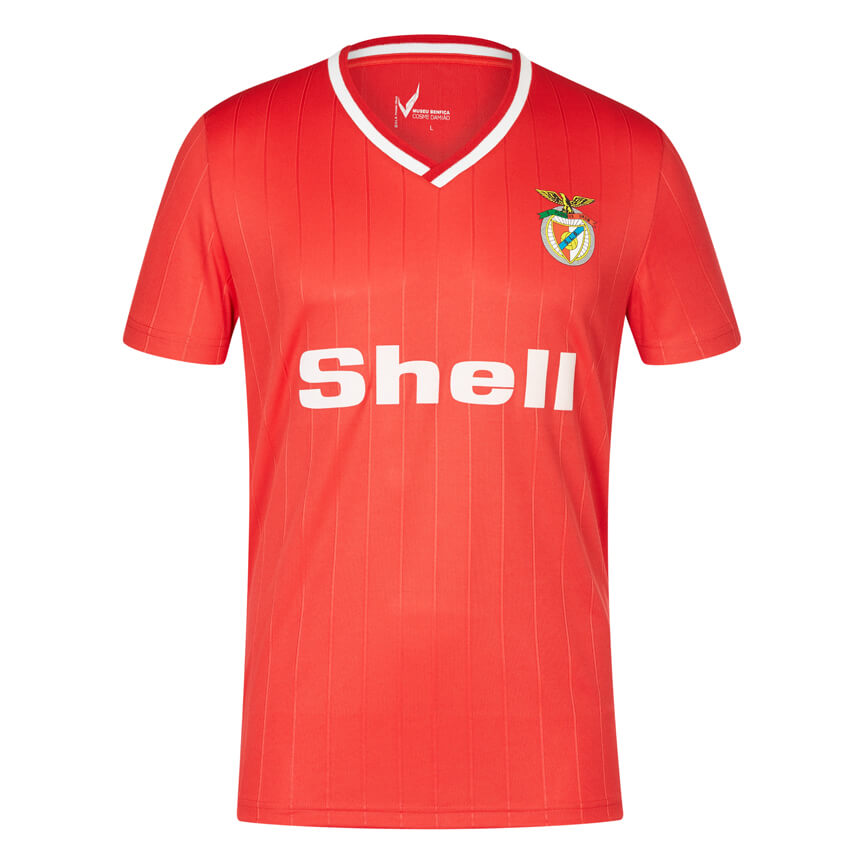 Camiseta Retro Shell 1984/85-1986/87 - Suéter Rojo "shell" (xs) - Xs  MKP