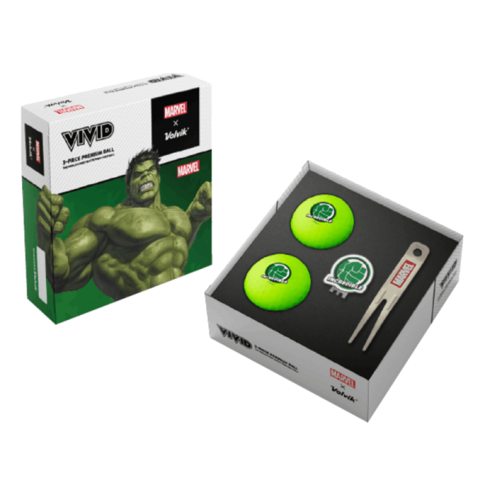 Juego De Bolas De Golf Volvik Pitch Hulk - multicolor - 