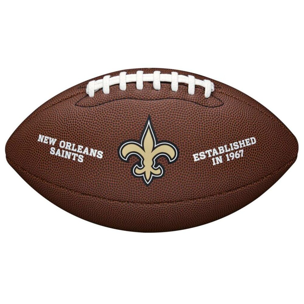 Balón De Fútbol Americano Wilson Nfl New Orleans Saints  MKP