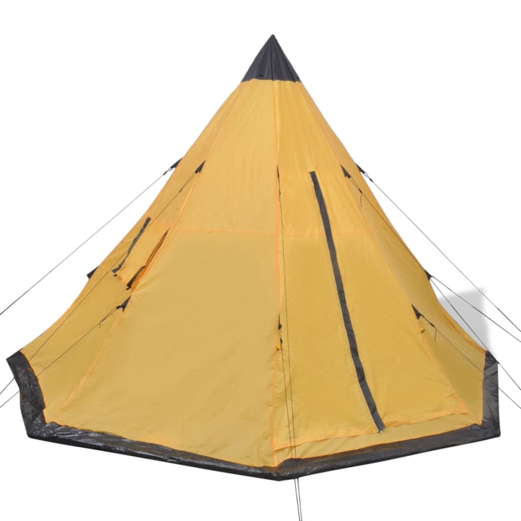 Vidaxl Tenda Para 4 Pessoas, Amarela - Tenda | Sport Zone MKP