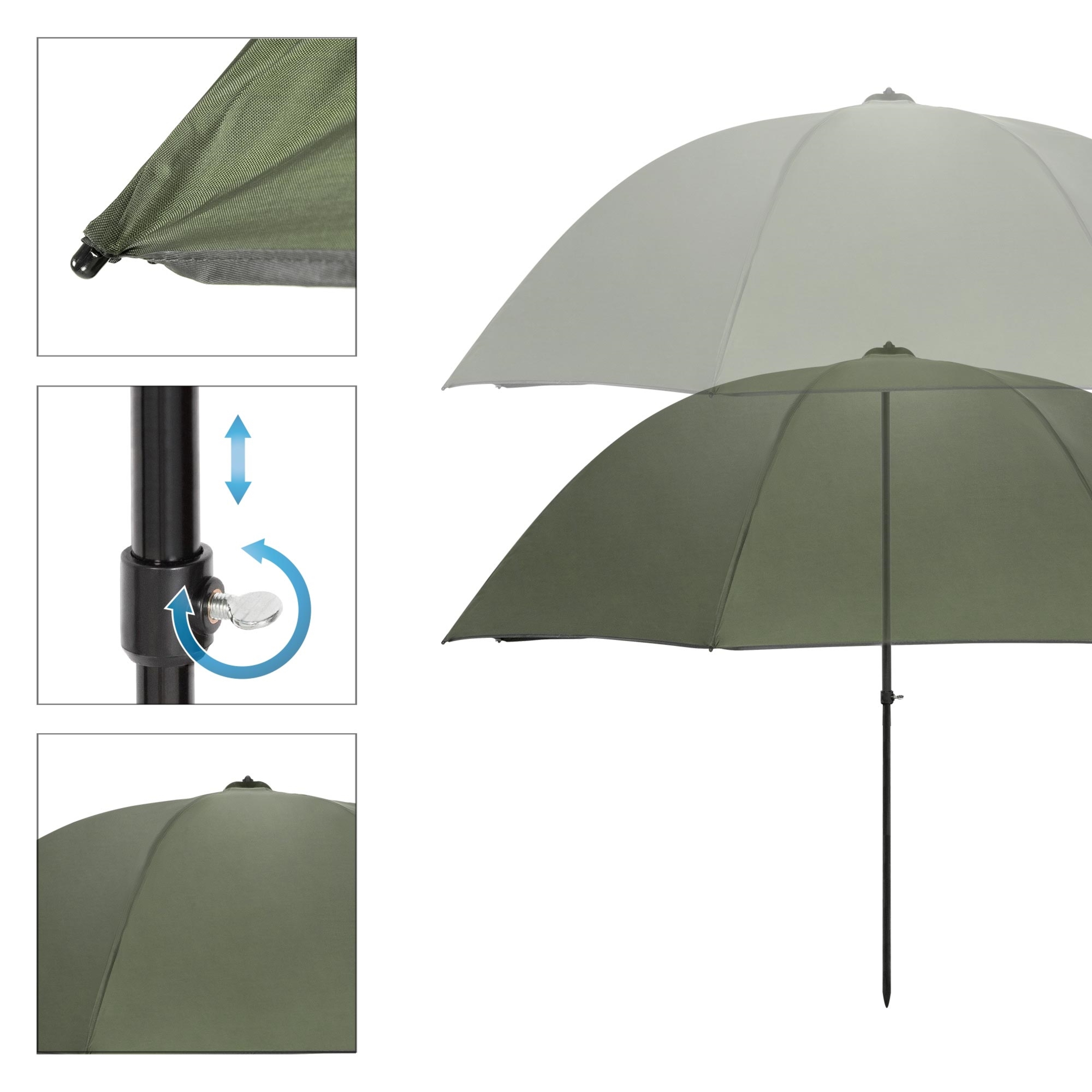 Ventana De Observación Tipo Paraguas Para Pesca Ajustable 240cm