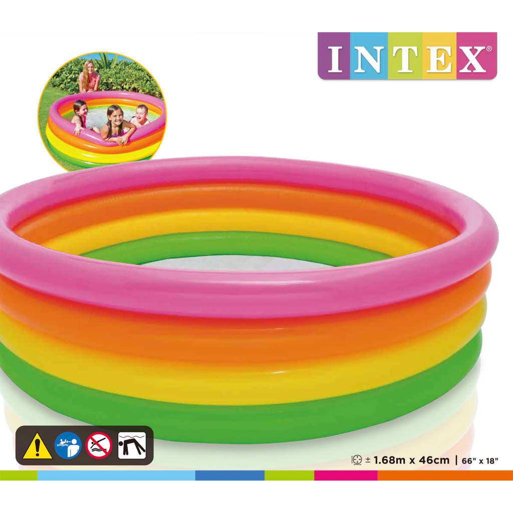 Piscina Inflable Intex 168 X 46 Cm - Piscina Inflable  MKP