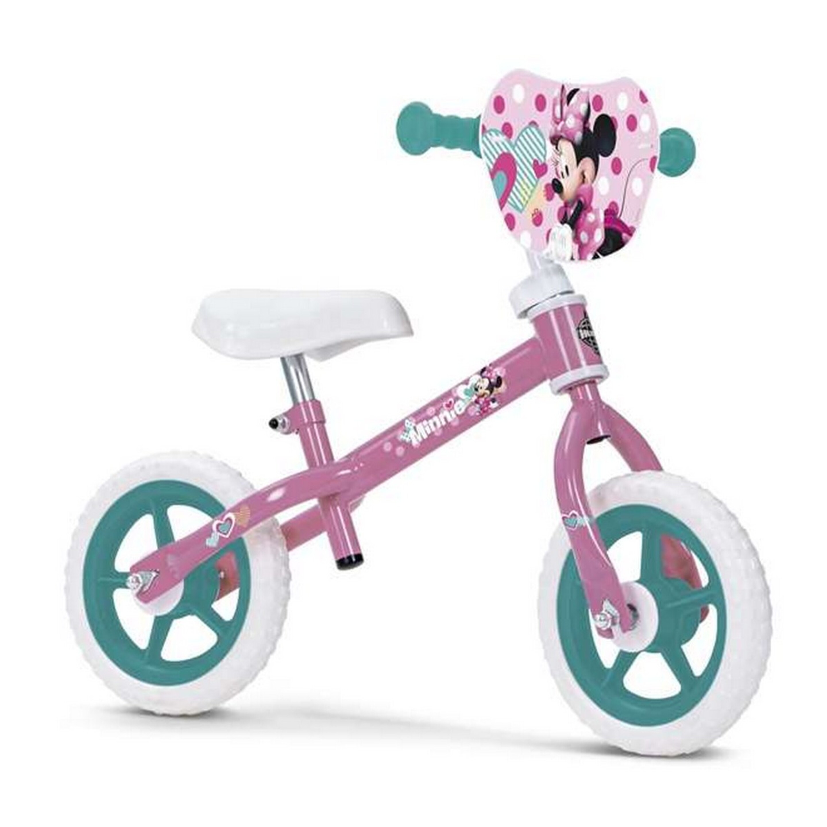 Bicicleta Infantil Toimsa Minnie Mouse Huffy 10" Sin Pedales