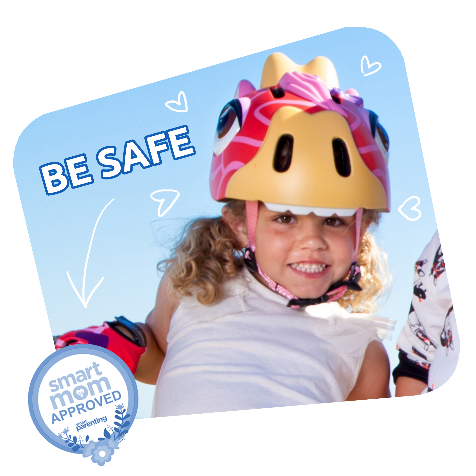 Capacete Bicicleta Para Crianças|girafa Vermelha|crazy Safety|certificadoen1078
