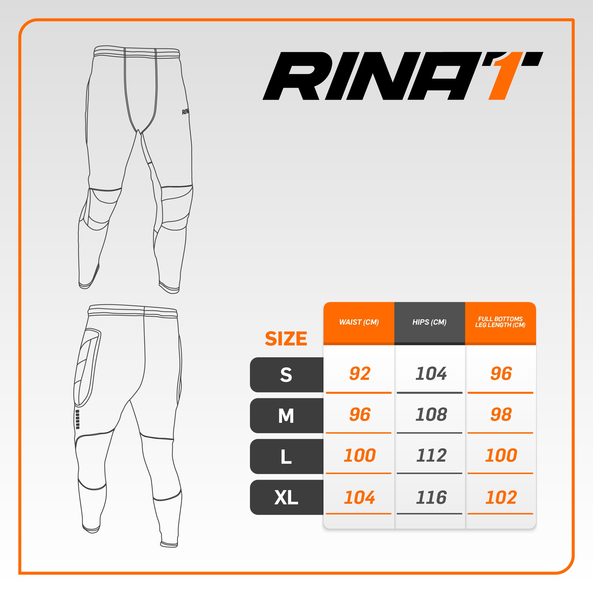 Malla Larga Con Protecciones Para Portero Rinat