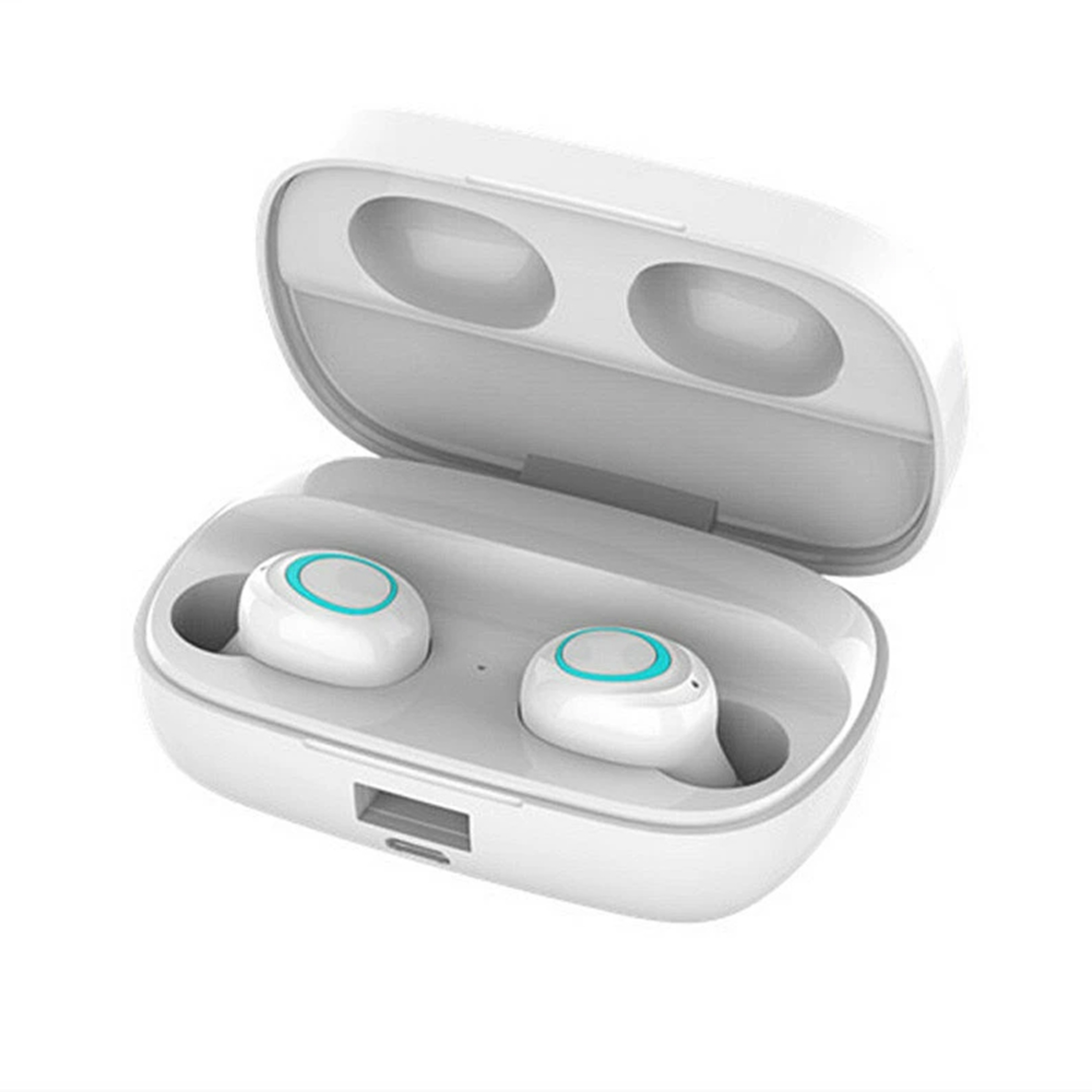 Mini Auriculares Bluetooth E-nuc Tws-s11 - blanco-azul - 