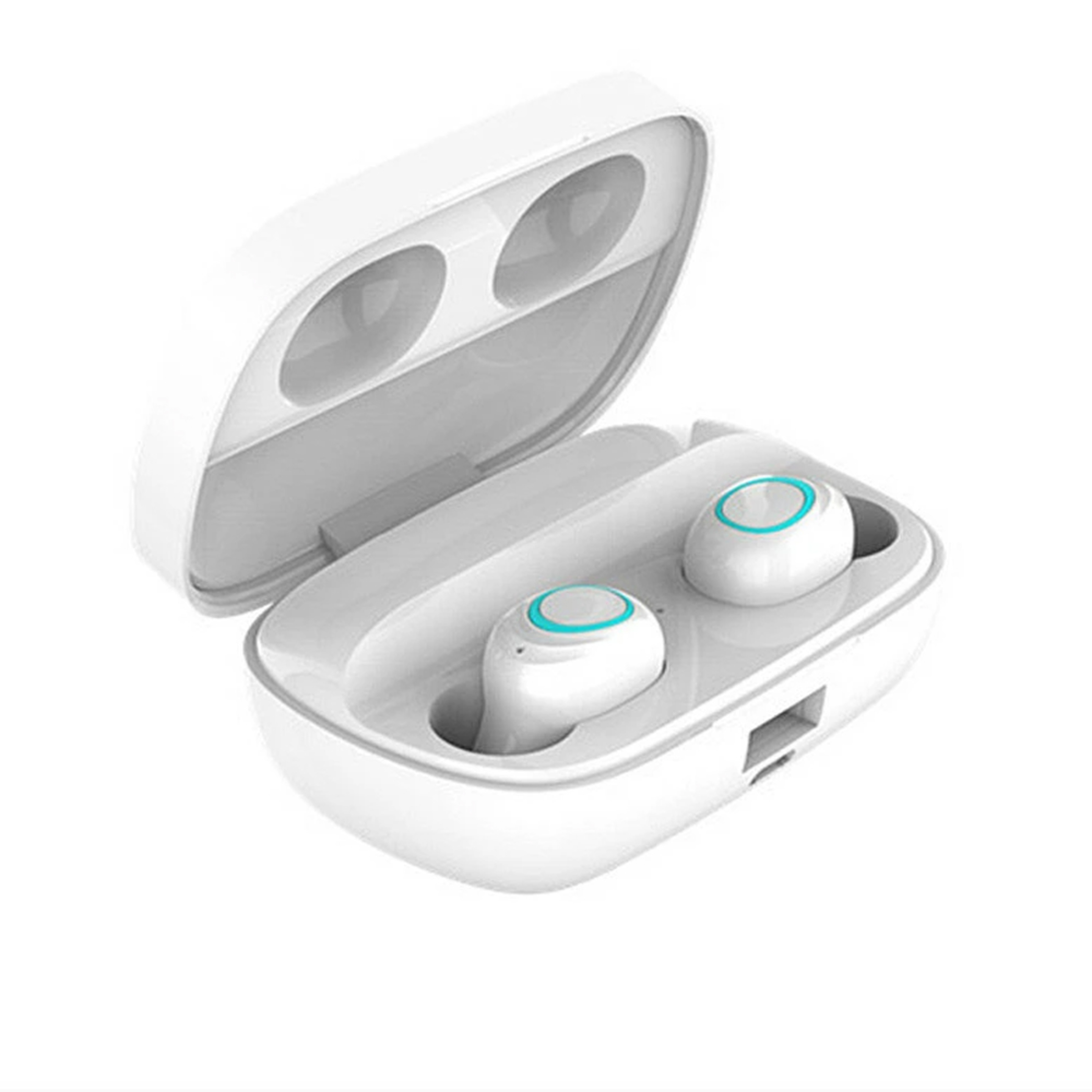 Mini Auriculares Bluetooth E-nuc Tws-s11 - Blanco/Azul  MKP