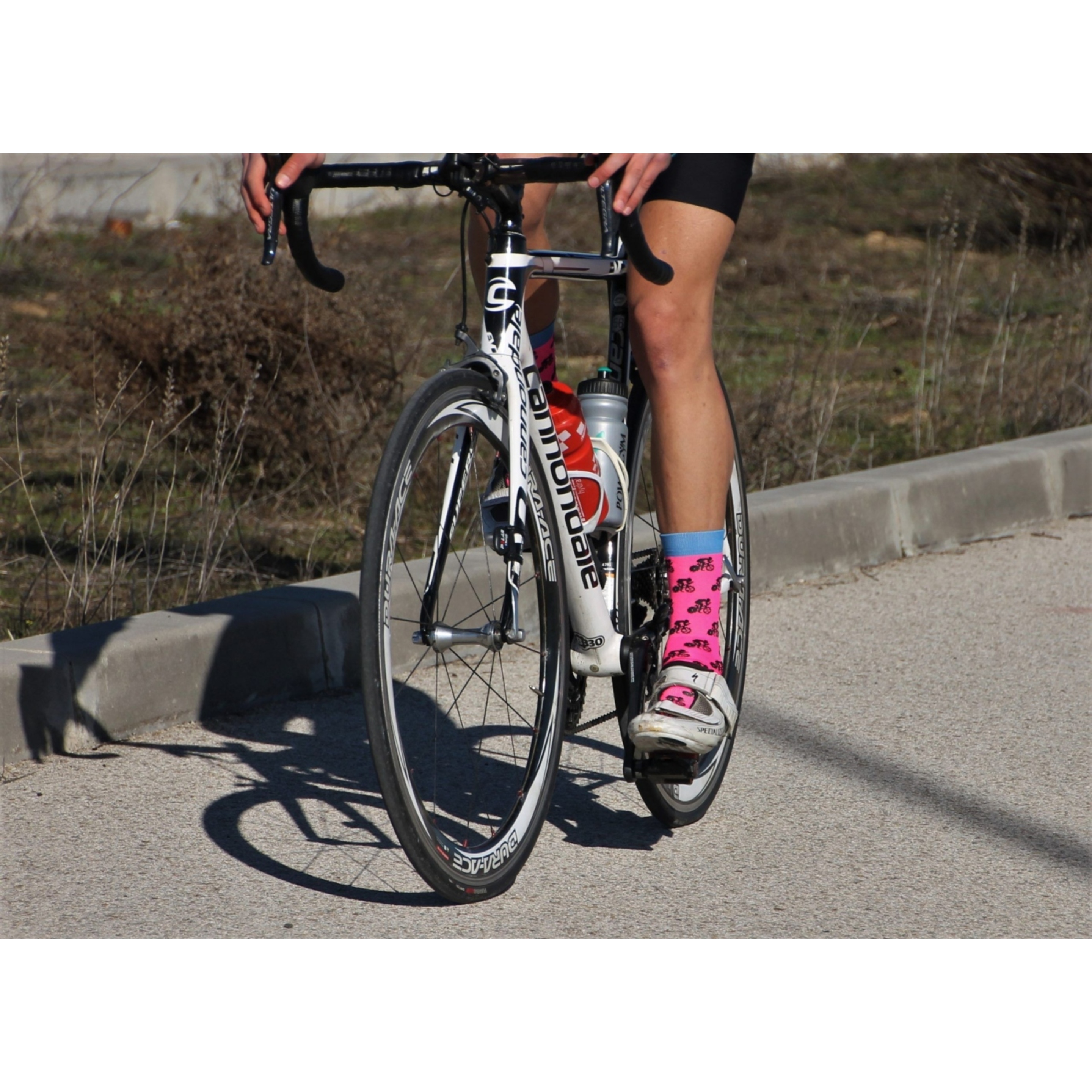 Calcetines Técnicos Ciclismo Numbi Sport Time Trial Rosa