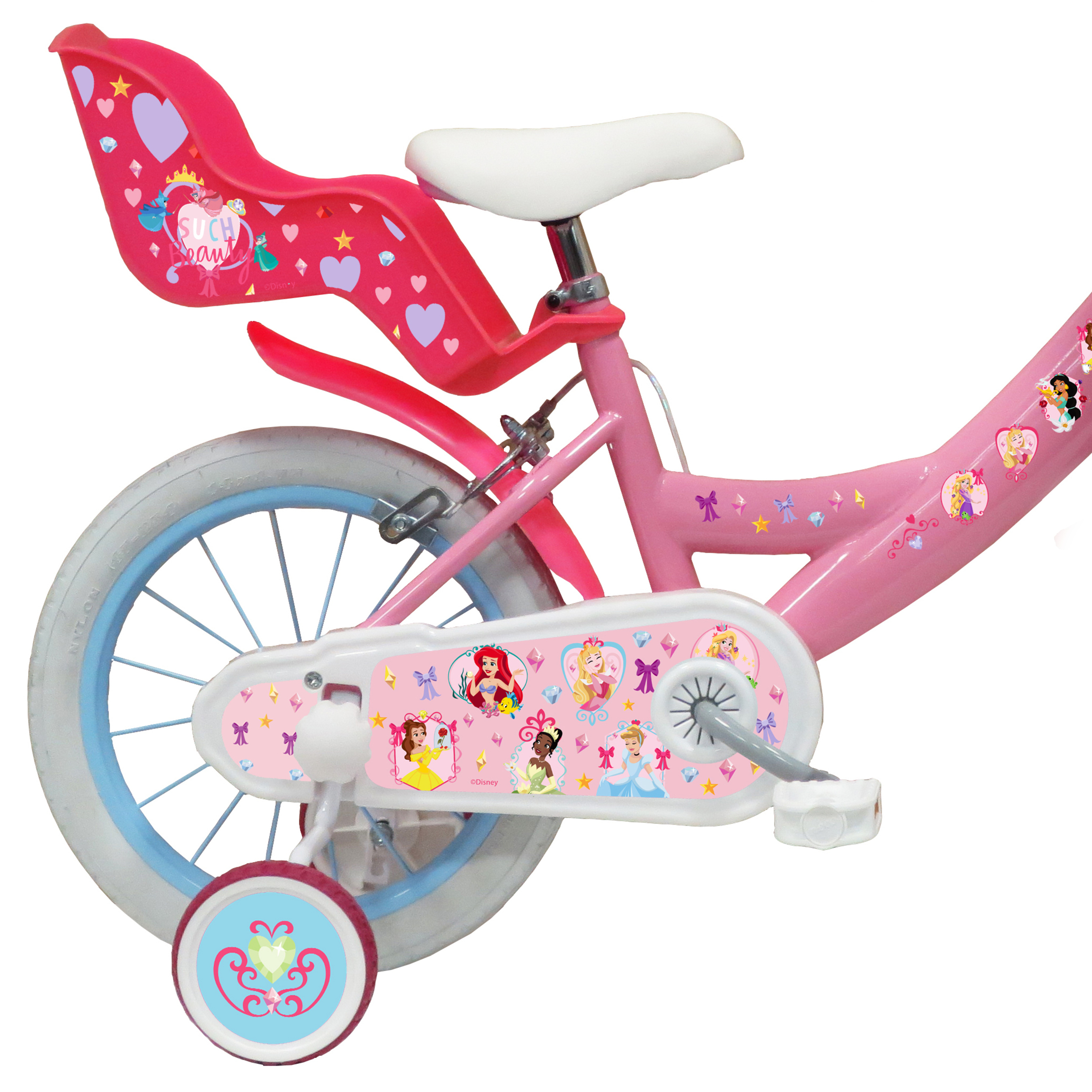 Bicicleta Niña 14 Pulgadas Disney Princess 4-6 Años