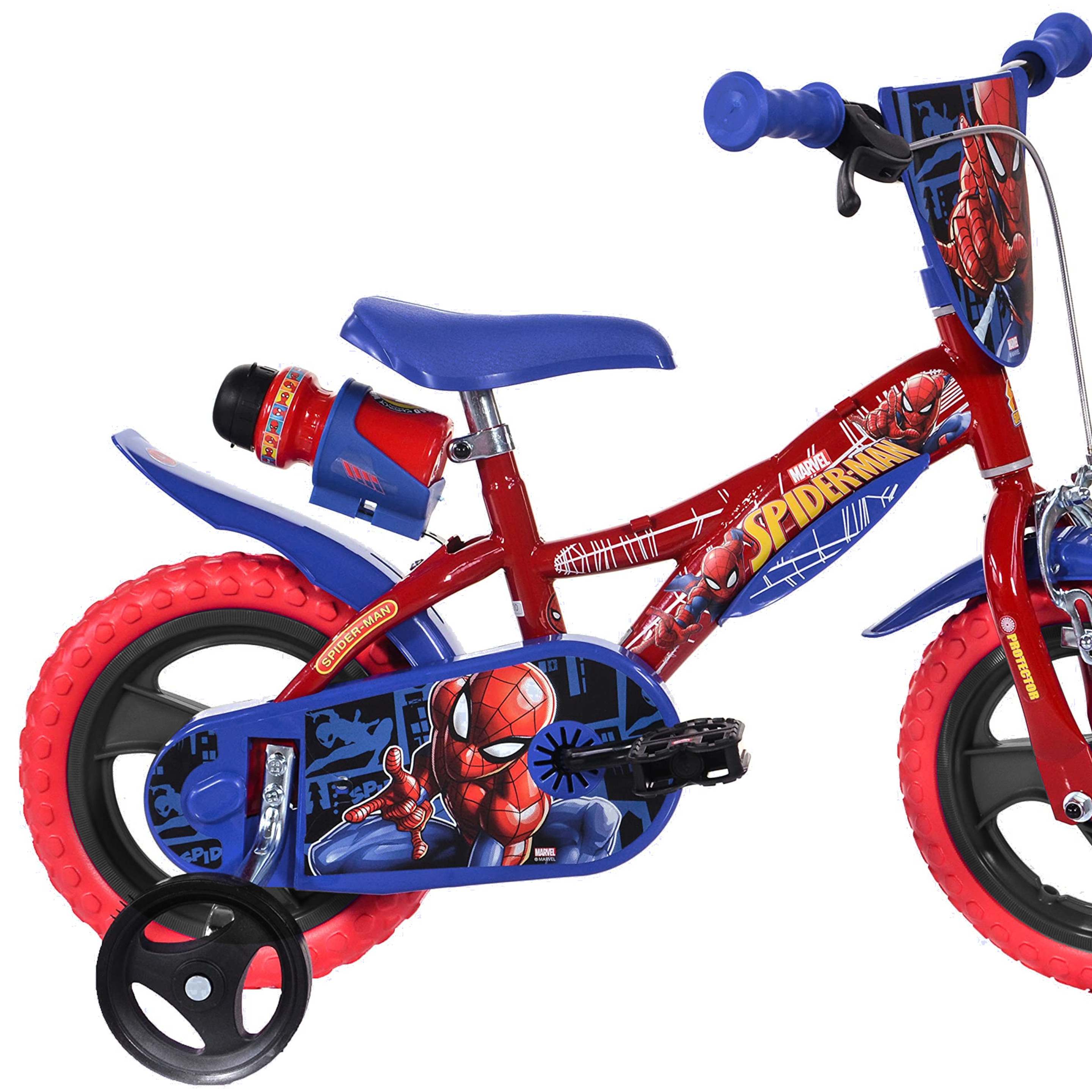 Bicicleta Infantil Spider-man 12 Pulgadas 3-5 Años